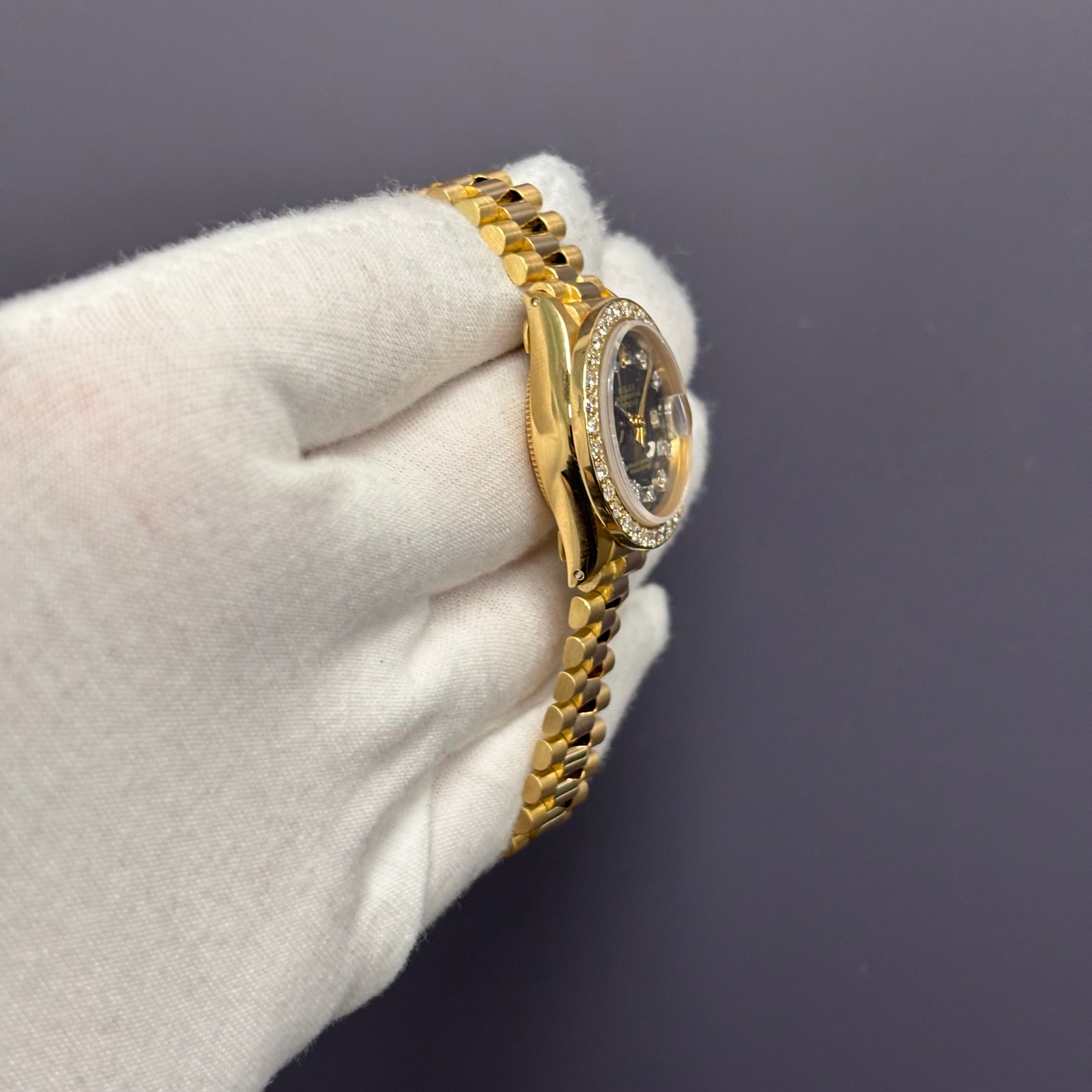 Rolex Datejust 26mm Black Dial Watch Watch Ref# 6917 - Happy Jewelers Fine Jewelry Lifetime Warranty