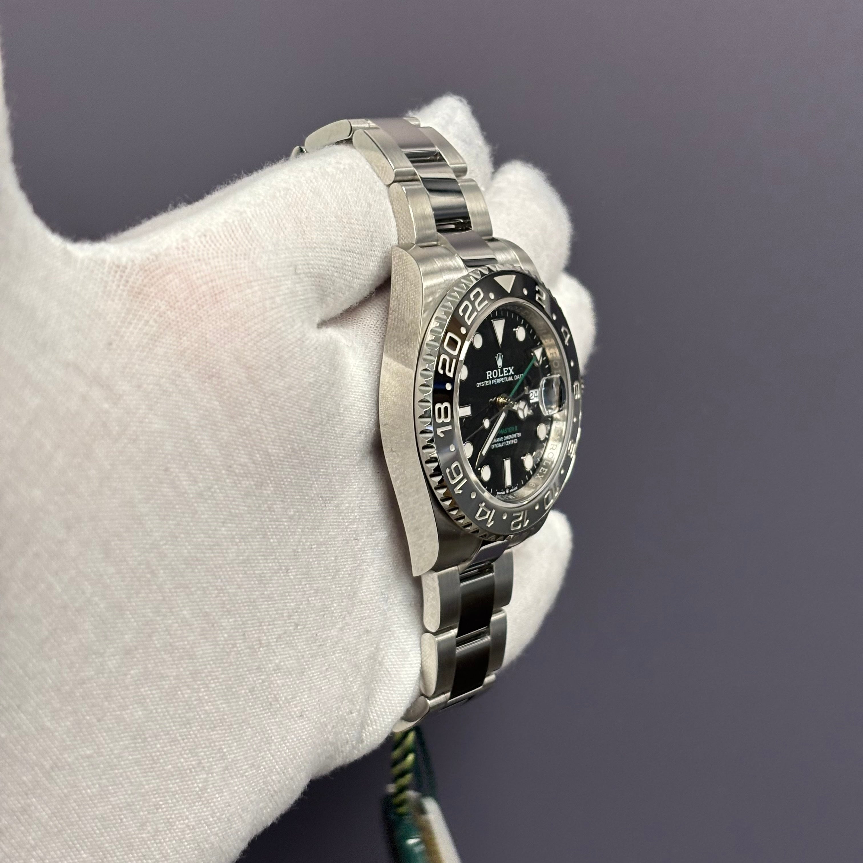 Rolex GMT-Master II 40mm Black Dial Ref# 126710GRNR - Happy Jewelers Fine Jewelry Lifetime Warranty