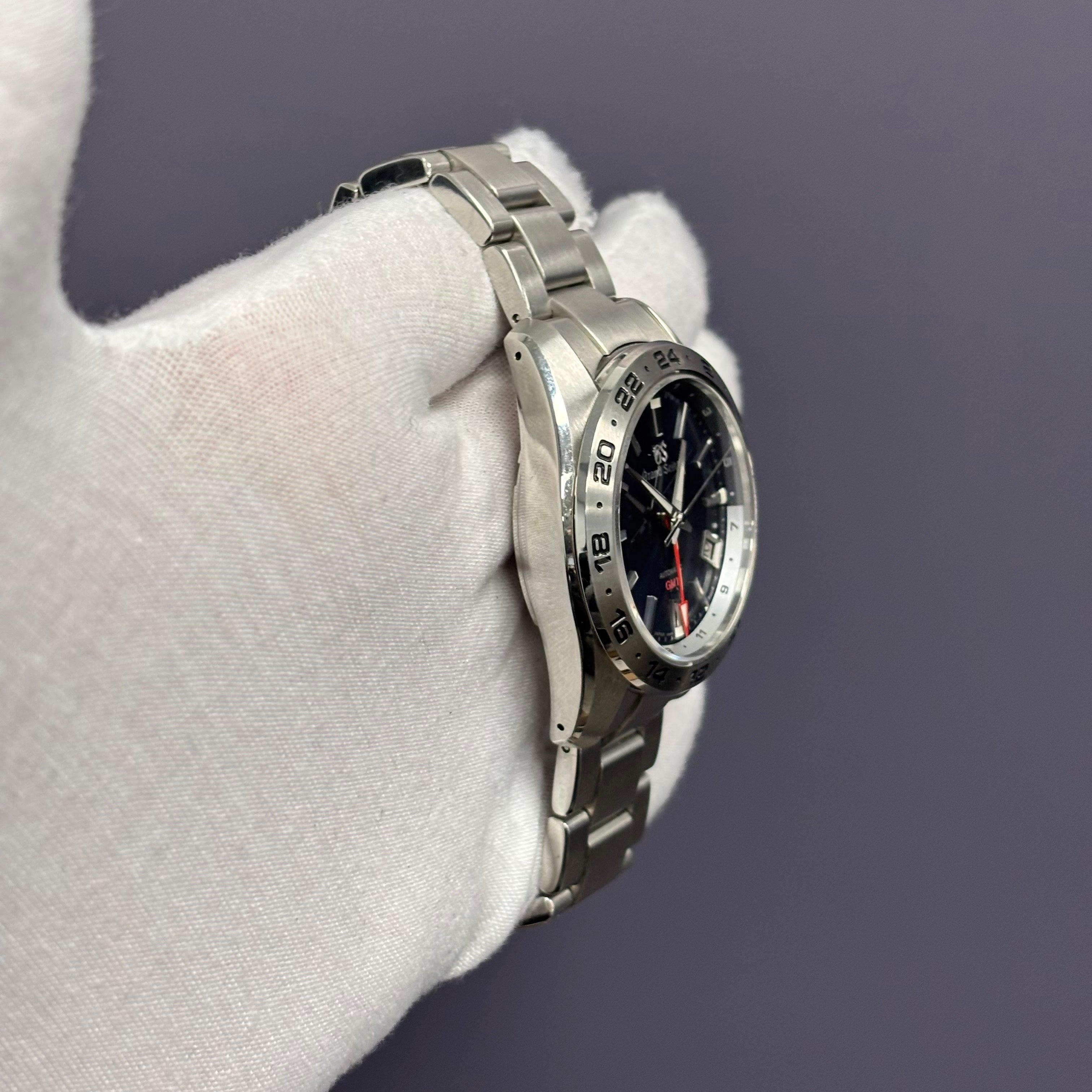 Grand Seiko GMT 40.5mm Blue Dial Ref# SBGM245 - Happy Jewelers Fine Jewelry Lifetime Warranty