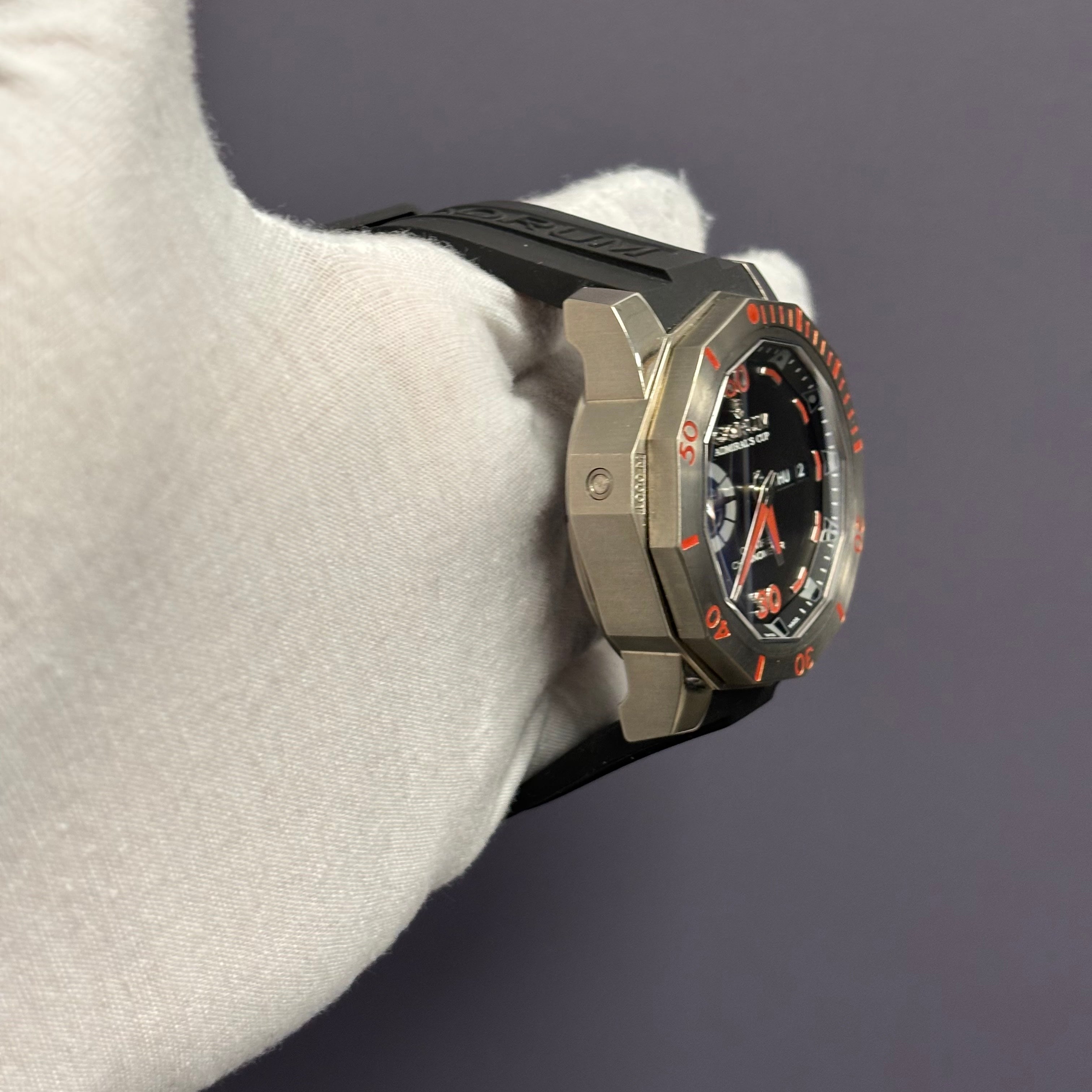 Corum Admirals 46mm Black Dial Watch Ref# 01.0076 - Happy Jewelers Fine Jewelry Lifetime Warranty