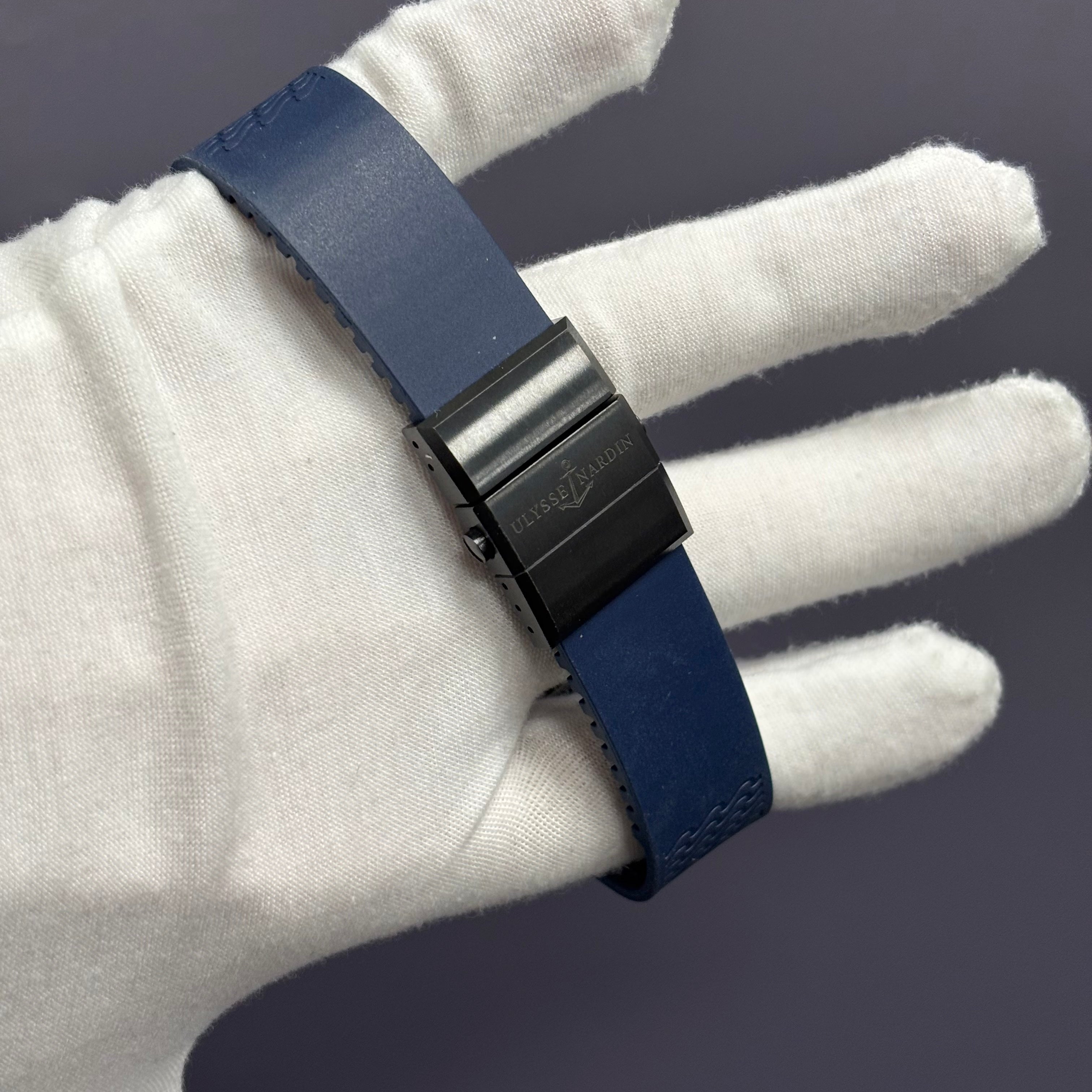 Ulysse Nardin Marine 45.8mm Blue Dial Ref# 263-97LE-3C - Happy Jewelers Fine Jewelry Lifetime Warranty