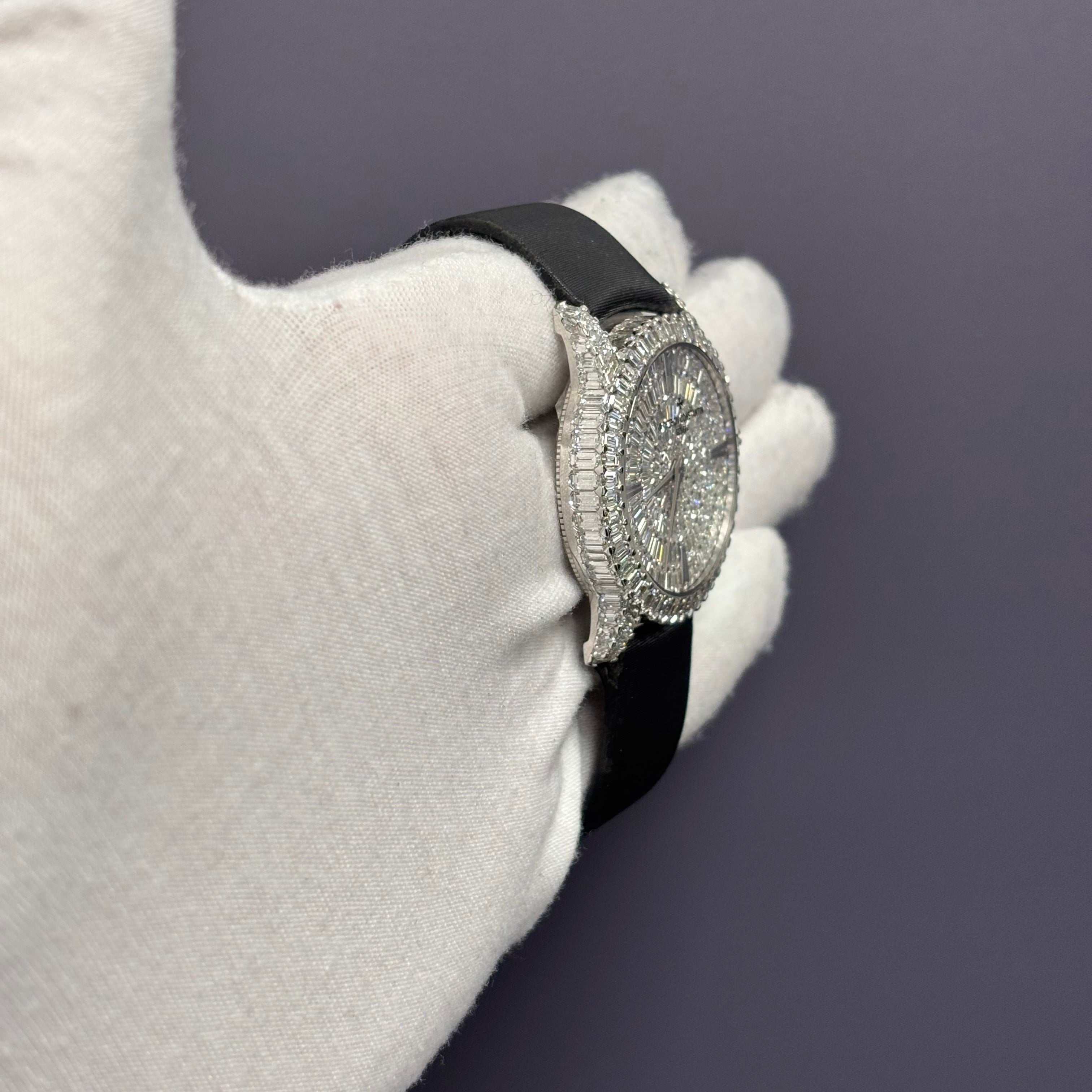 Vacheron Constantin Traditionelle 35mm Diamond Dial Watch Ref# 81760/000G-9862 - Happy Jewelers Fine Jewelry Lifetime Warranty