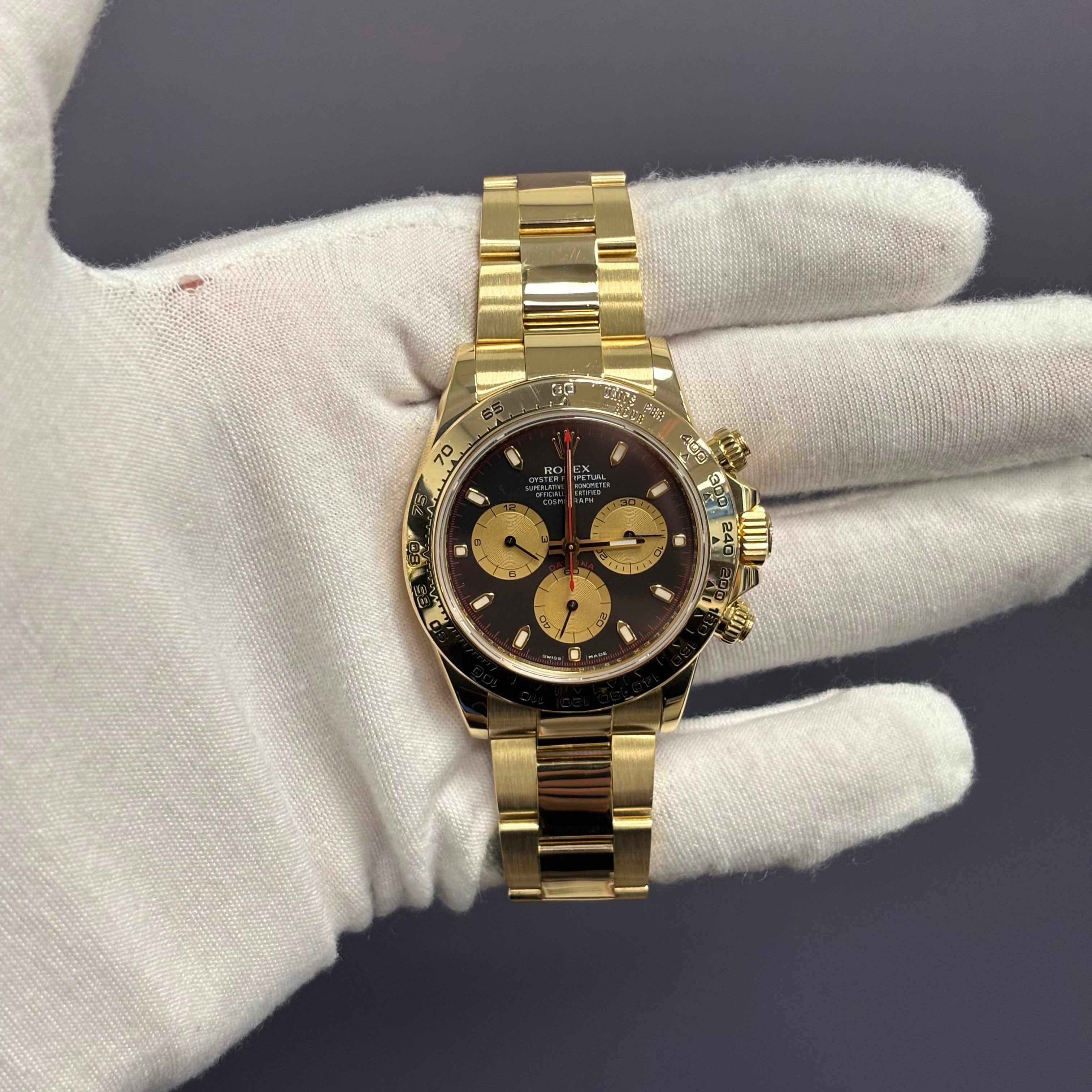 Rolex Daytona 40mm Champagne Dial Watch Ref# 116508 - Happy Jewelers Fine Jewelry Lifetime Warranty