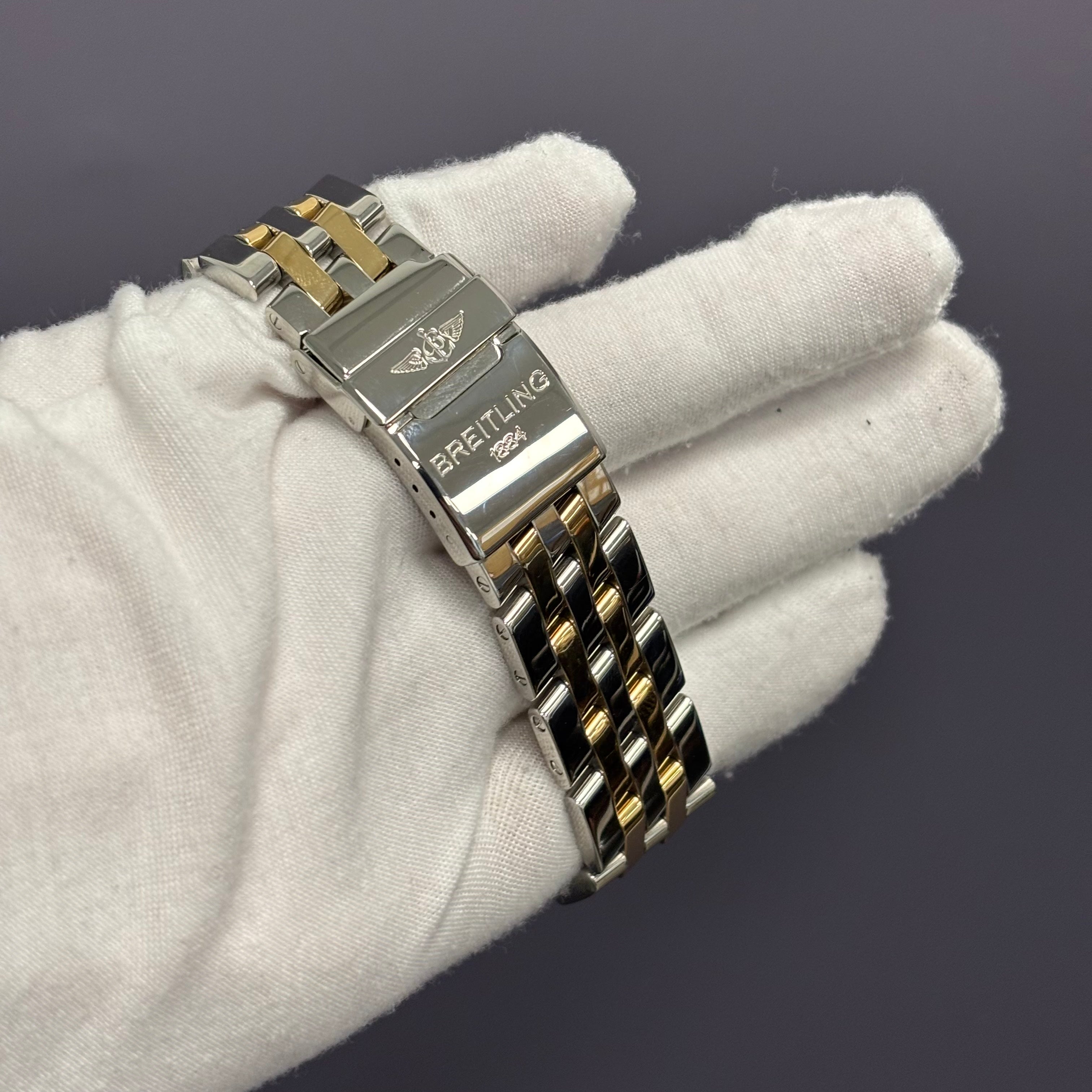 Breitling Chronomat 43mm Black Dial Watch Ref# B13356 - Happy Jewelers Fine Jewelry Lifetime Warranty