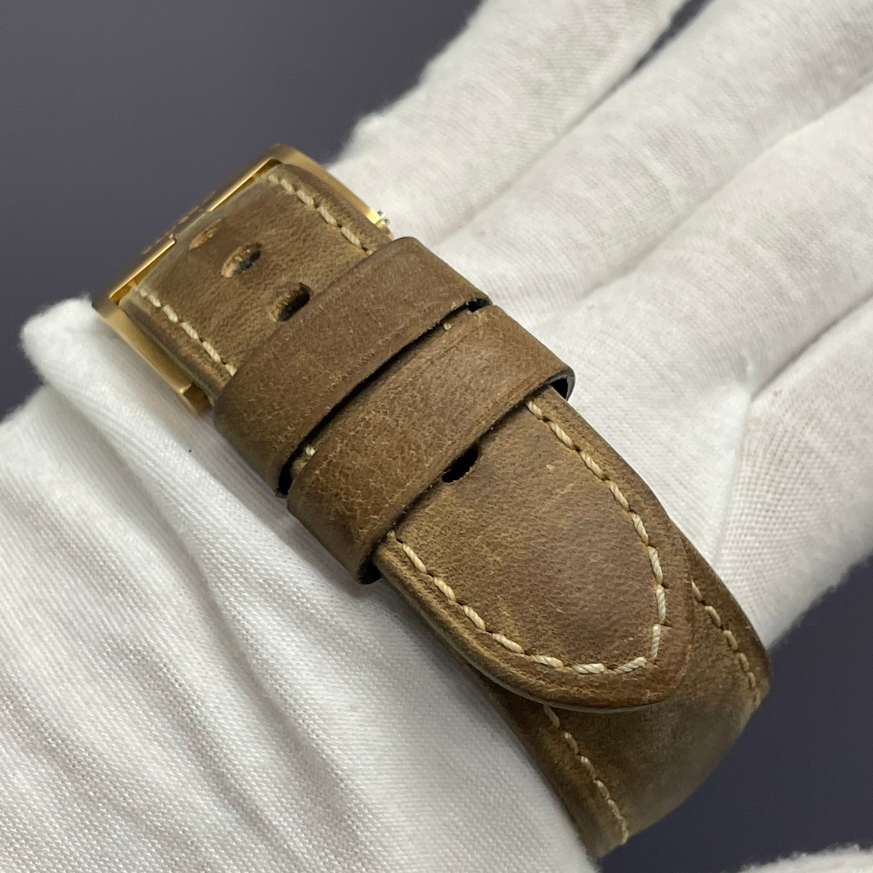 Panerai Luminor 44mm Brown Dial Watch Ref# PAM00289 - Happy Jewelers Fine Jewelry Lifetime Warranty