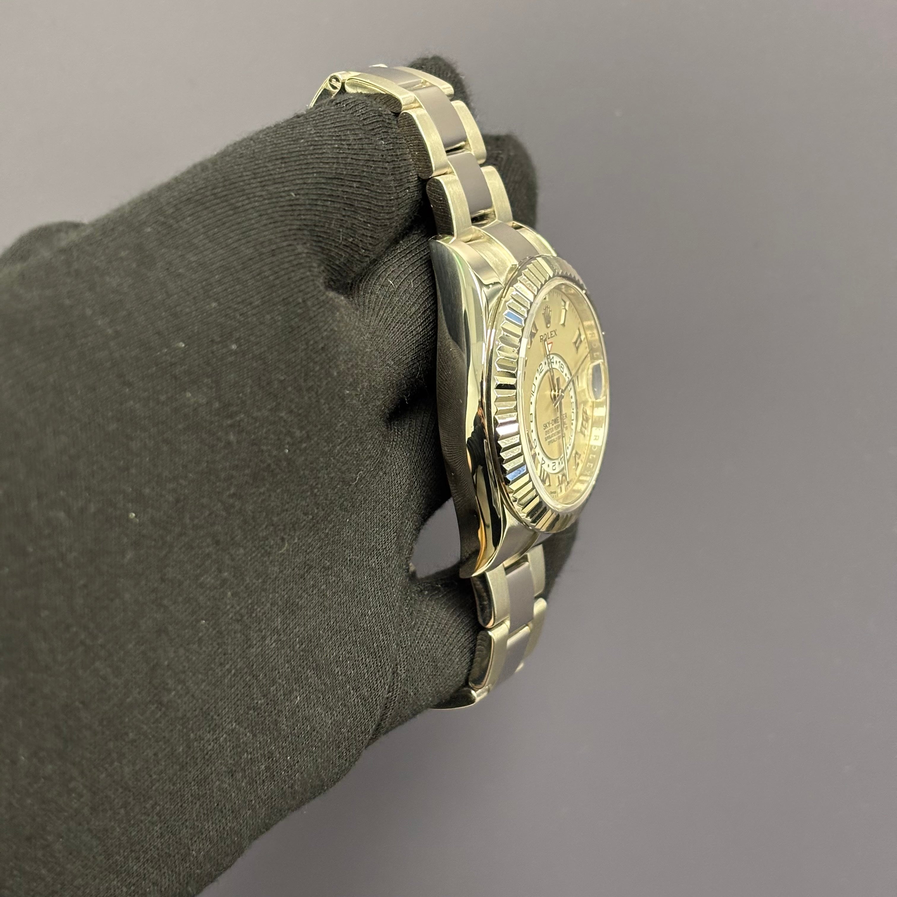 Rolex Sky-Dweller 42mm Ivory Dial Watch Ref# 326939 - Happy Jewelers Fine Jewelry Lifetime Warranty