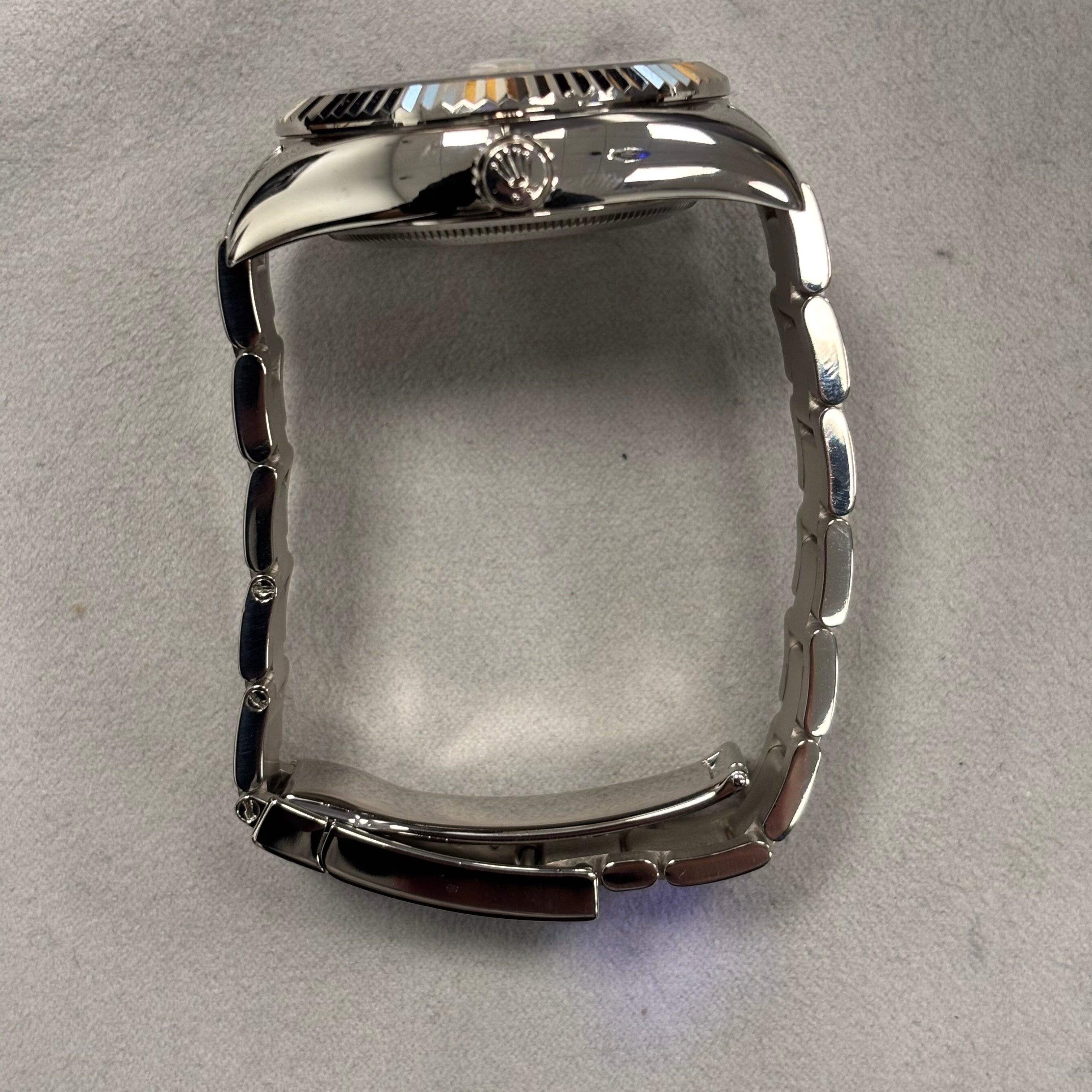 Rolex Sky-Dweller 42mm Ivory Dial Watch Ref# 326939 - Happy Jewelers Fine Jewelry Lifetime Warranty