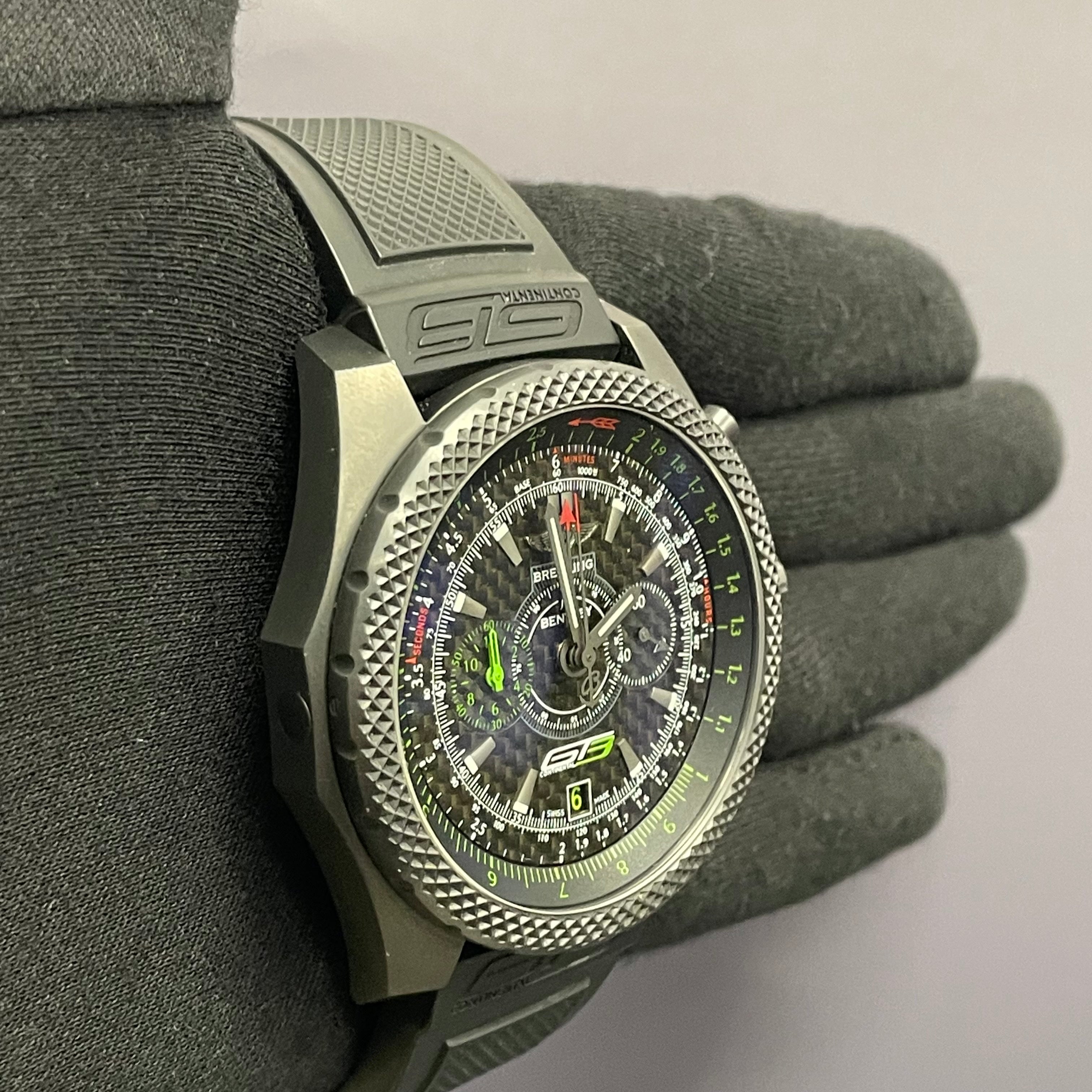 Breitling Bentley GT3 49mm Black Dial Watch Ref# V27365 - Happy Jewelers Fine Jewelry Lifetime Warranty