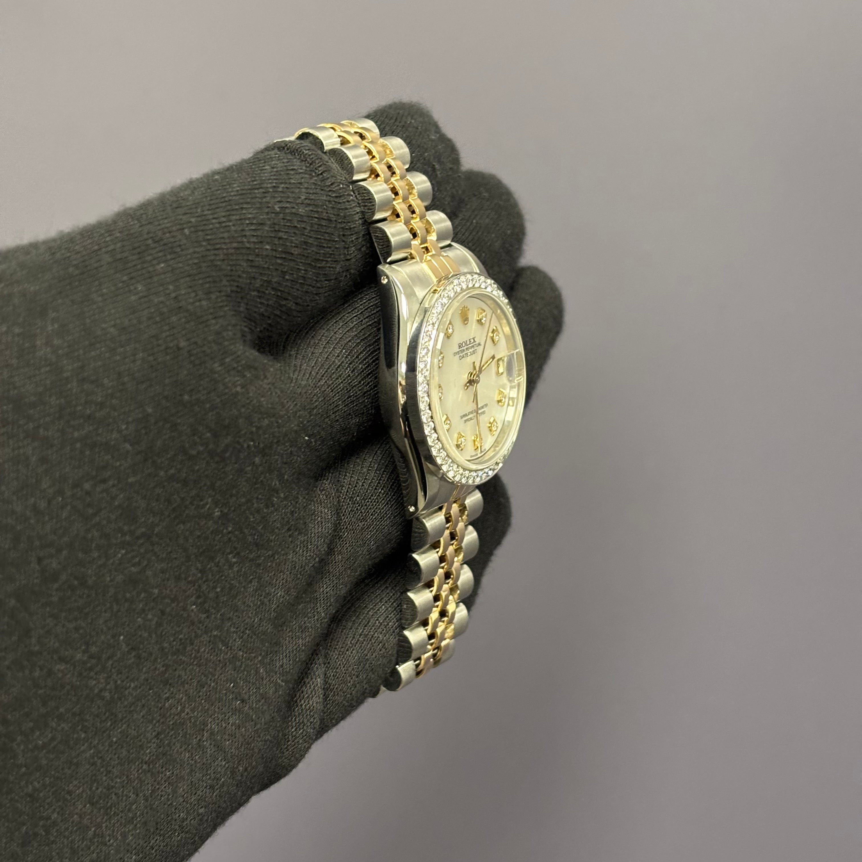 Rolex Datejust 31mm Diamond Dial Watch Ref# 68273 - Happy Jewelers Fine Jewelry Lifetime Warranty