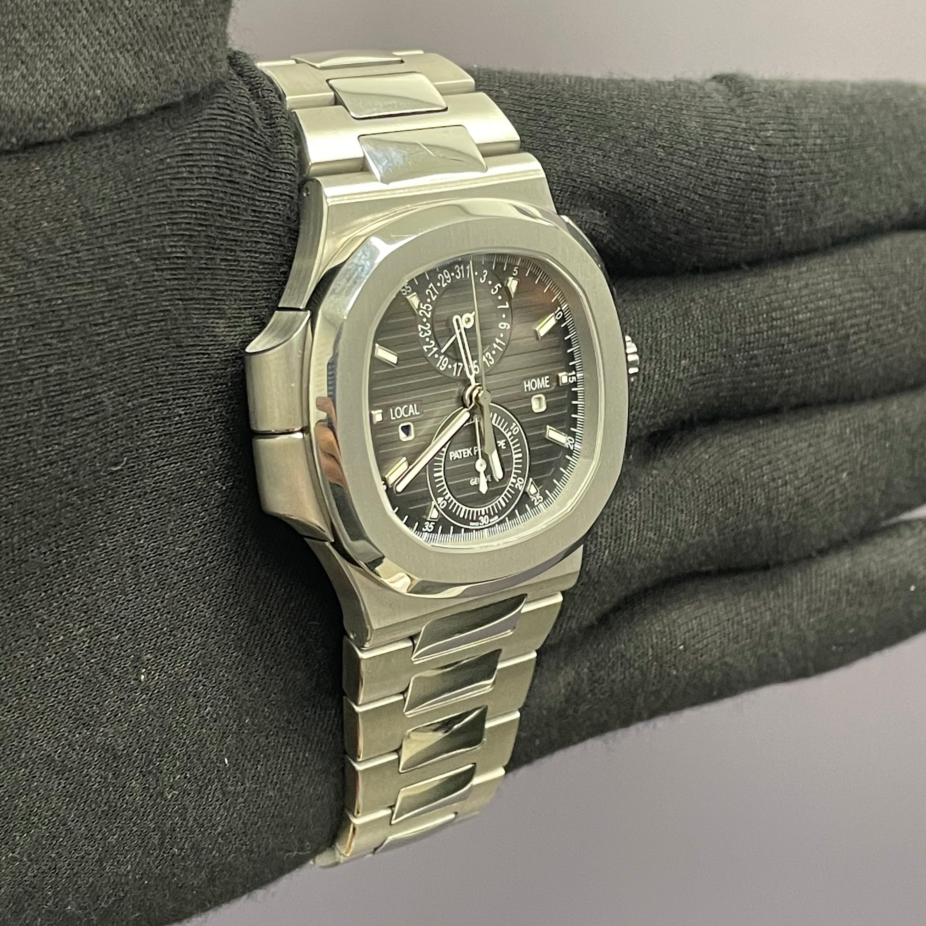 Patek Philippe Nautilus 40.5mm Gray Dial Watch Ref# 5990/1A-001 - Happy Jewelers Fine Jewelry Lifetime Warranty