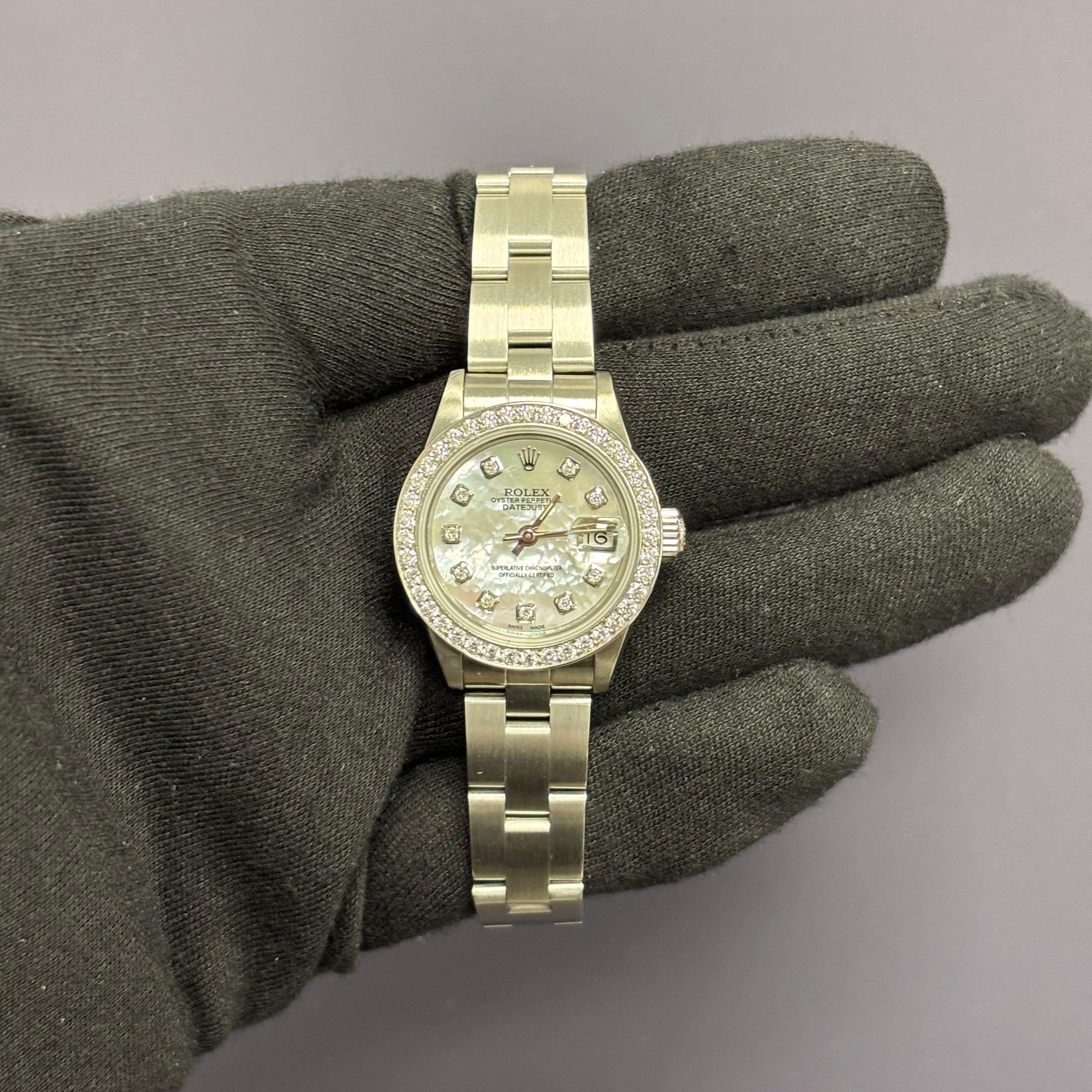 Rolex Datejust 26mm MOP Dial Watch Ref# 69160 - Happy Jewelers Fine Jewelry Lifetime Warranty