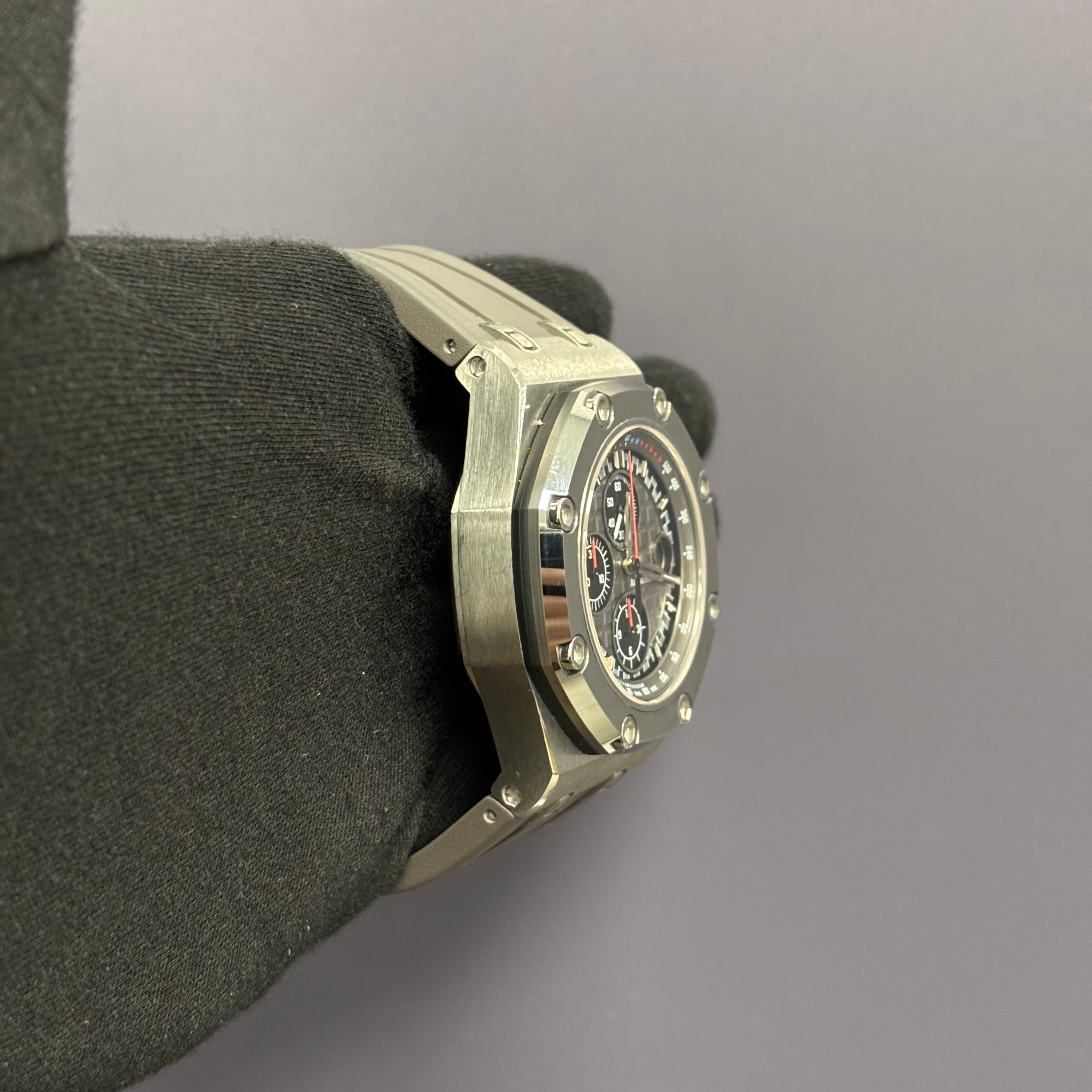 Audemars Piguet Royal Oak 44mm Grey Dial Watch Ref# 26568IM.OO.A004CA.01 - Happy Jewelers Fine Jewelry Lifetime Warranty