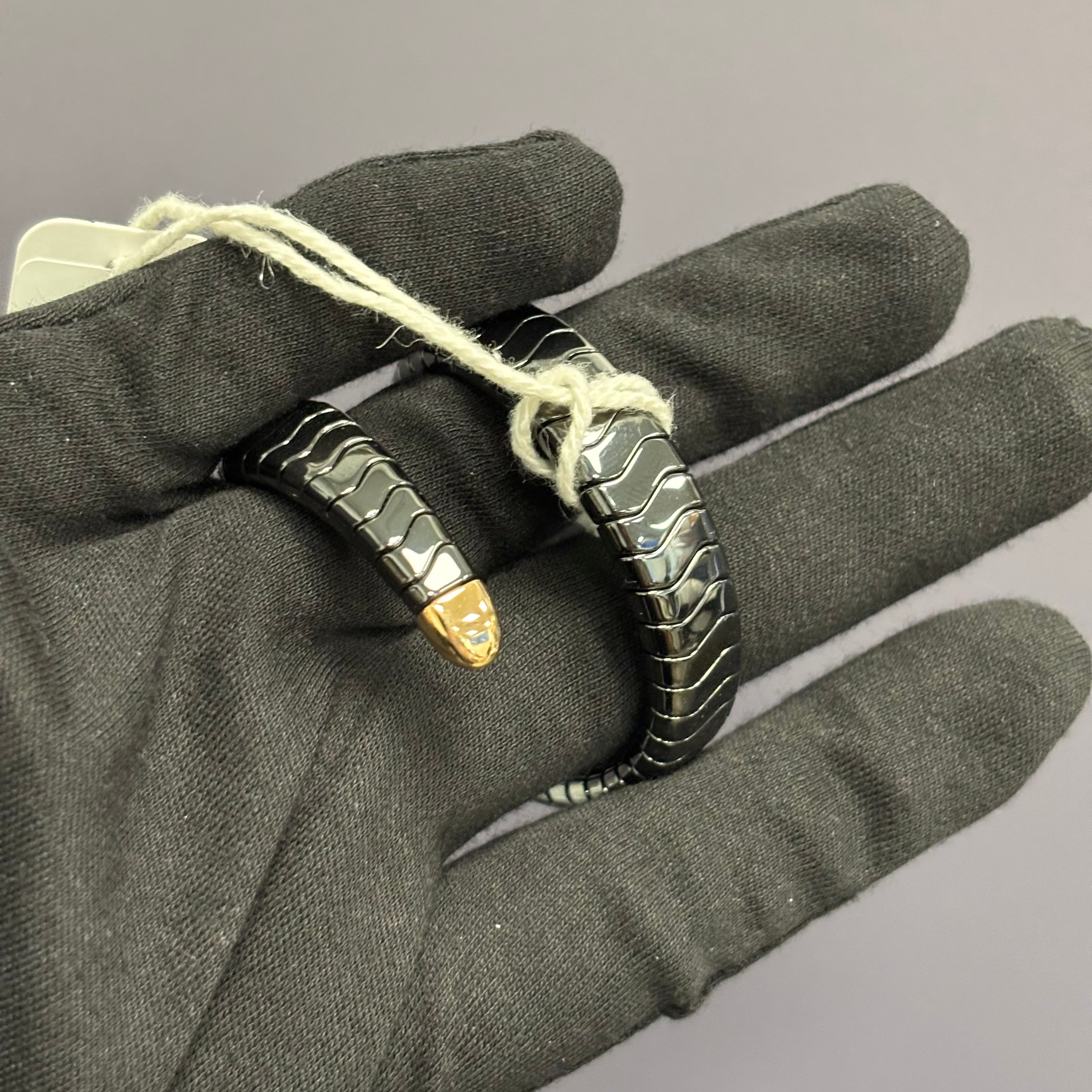 Bvlgari Serpenti 35mm Black Dial Watch Ref# 102735 - Happy Jewelers Fine Jewelry Lifetime Warranty