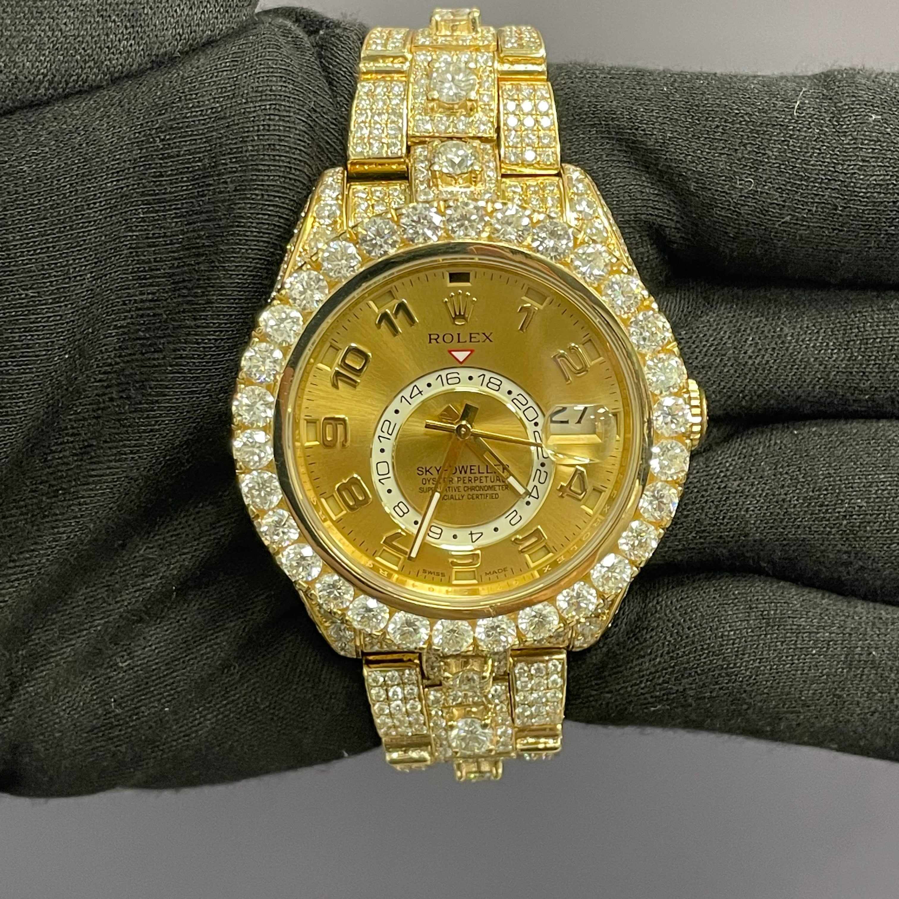 Rolex Sky-Dweller 42mm Champagne Dial Watch Ref# 326928 - Happy Jewelers Fine Jewelry Lifetime Warranty