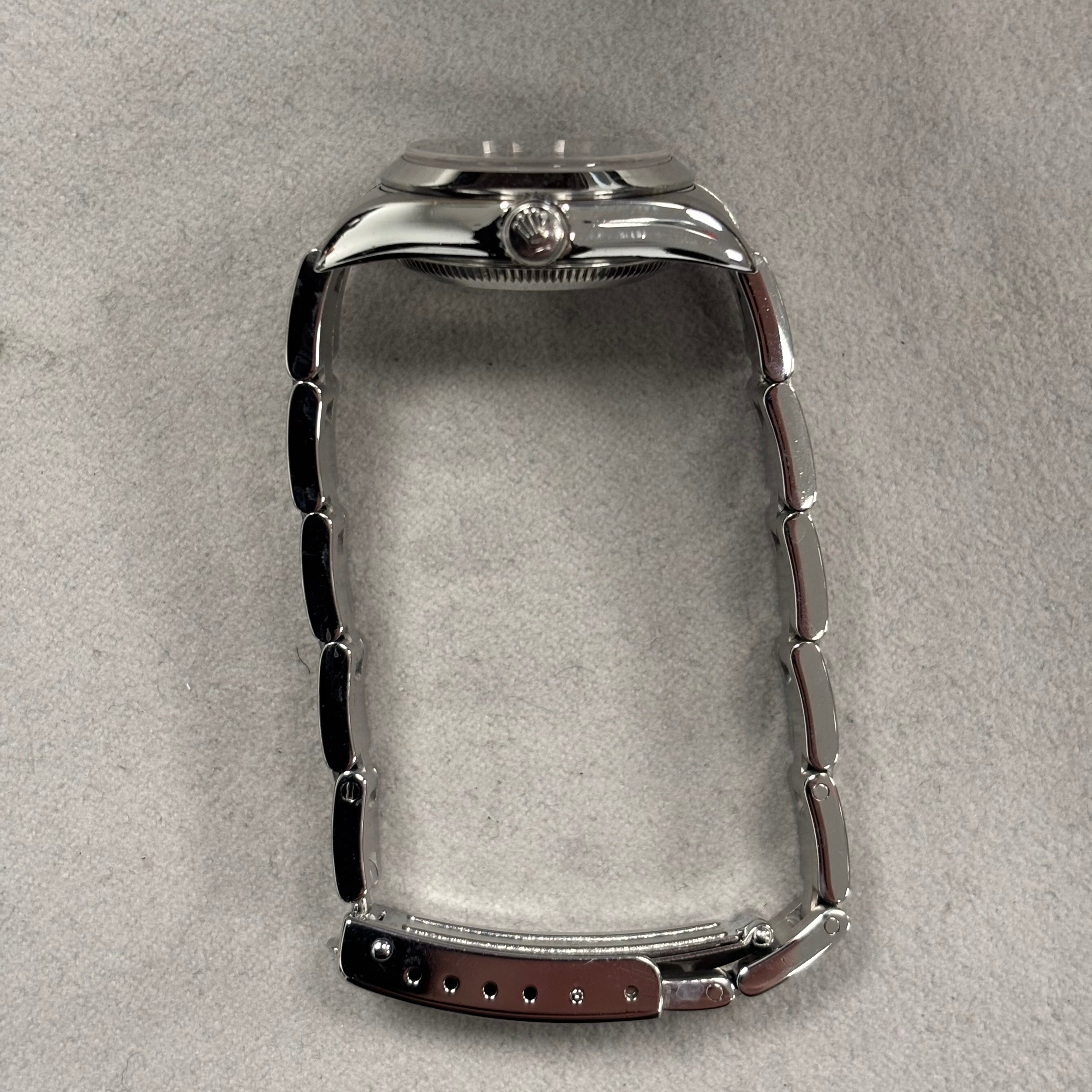 Rolex Oyster Perpetual 26mm Black Dial Watch Ref# 67180 - Happy Jewelers Fine Jewelry Lifetime Warranty