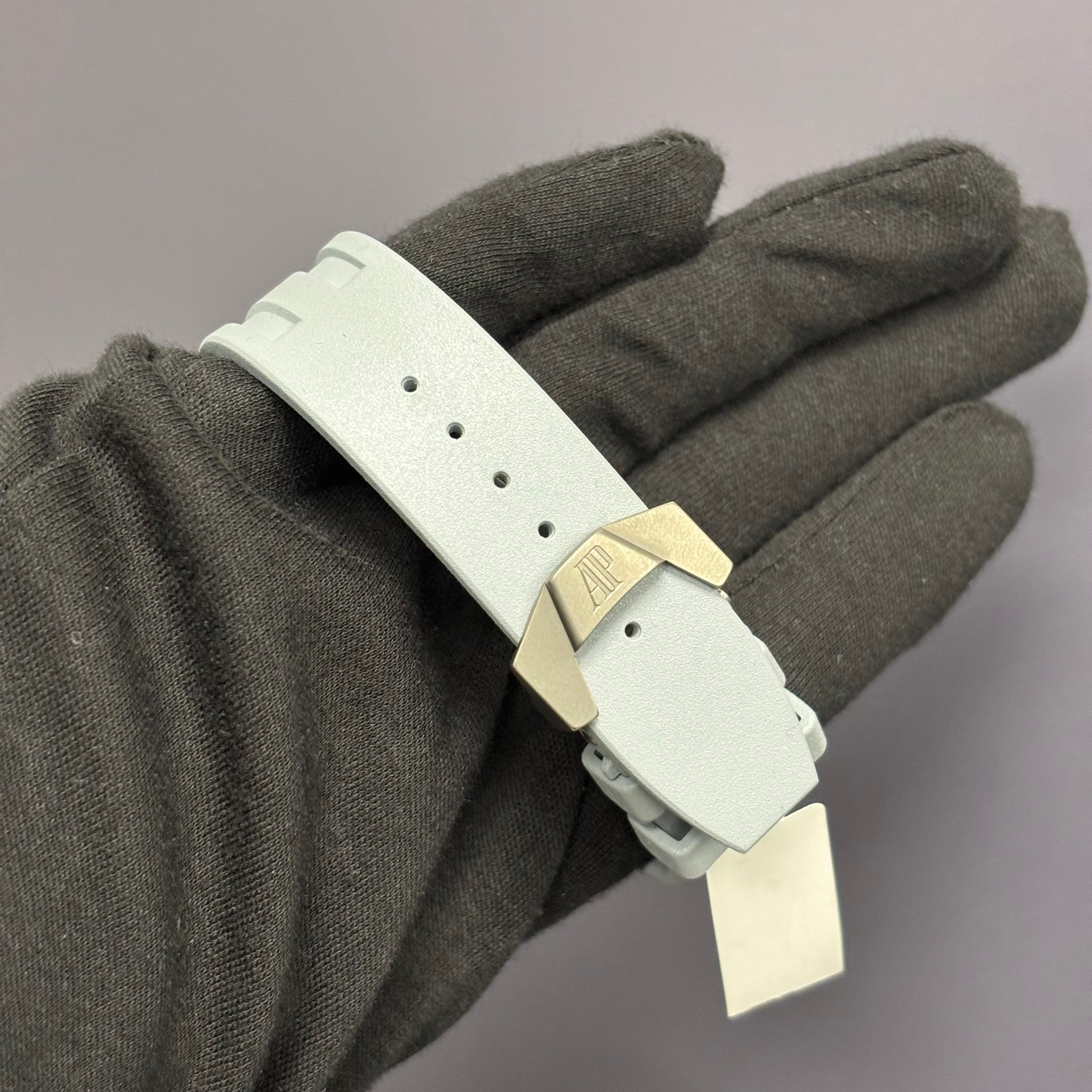 Audemars Piguet Royal Oak 44mm Openwork Dial Watch Ref# 26577TI.OO.D002CA.01 - Happy Jewelers Fine Jewelry Lifetime Warranty