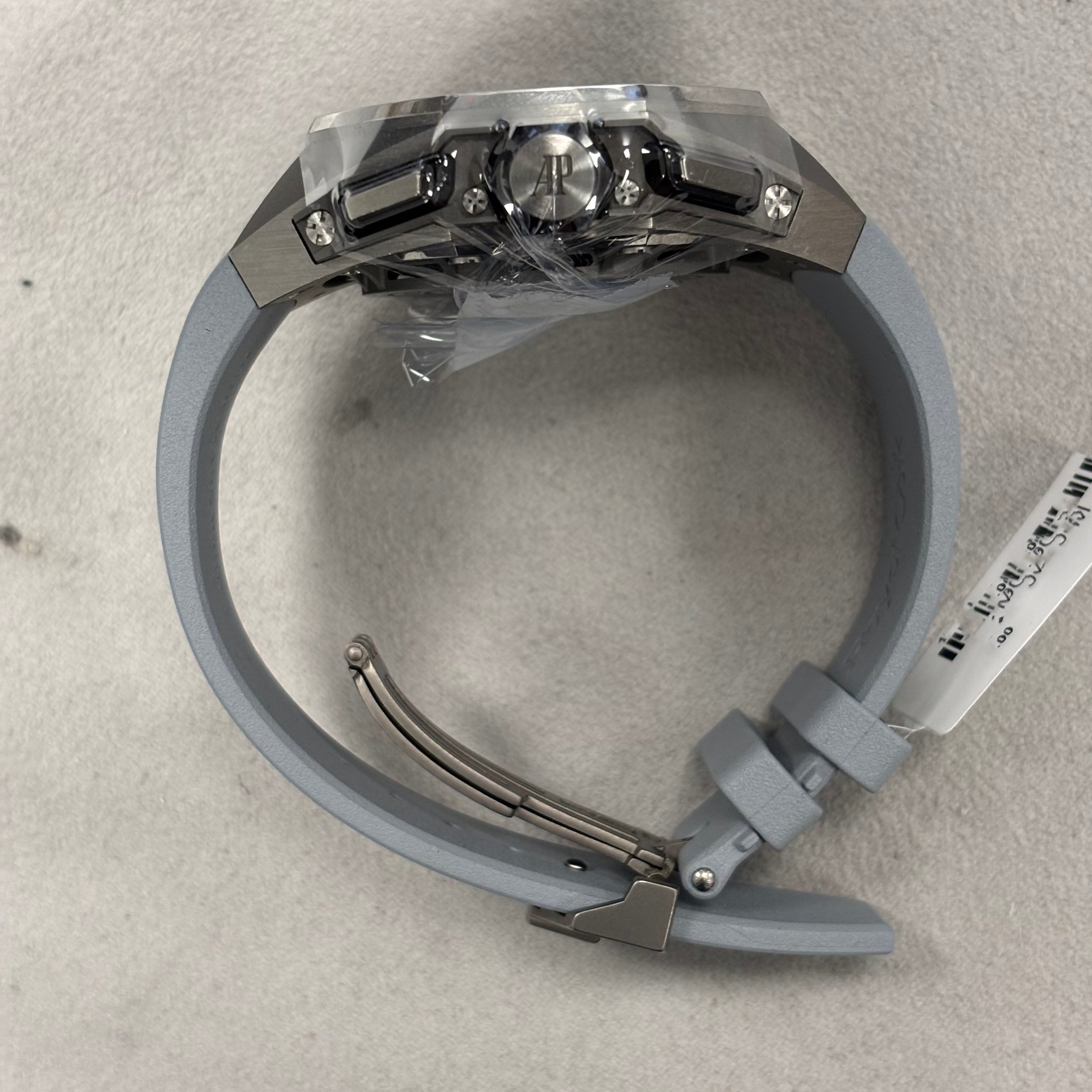 Audemars Piguet Royal Oak 44mm Openwork Dial Watch Ref# 26577TI.OO.D002CA.01 - Happy Jewelers Fine Jewelry Lifetime Warranty