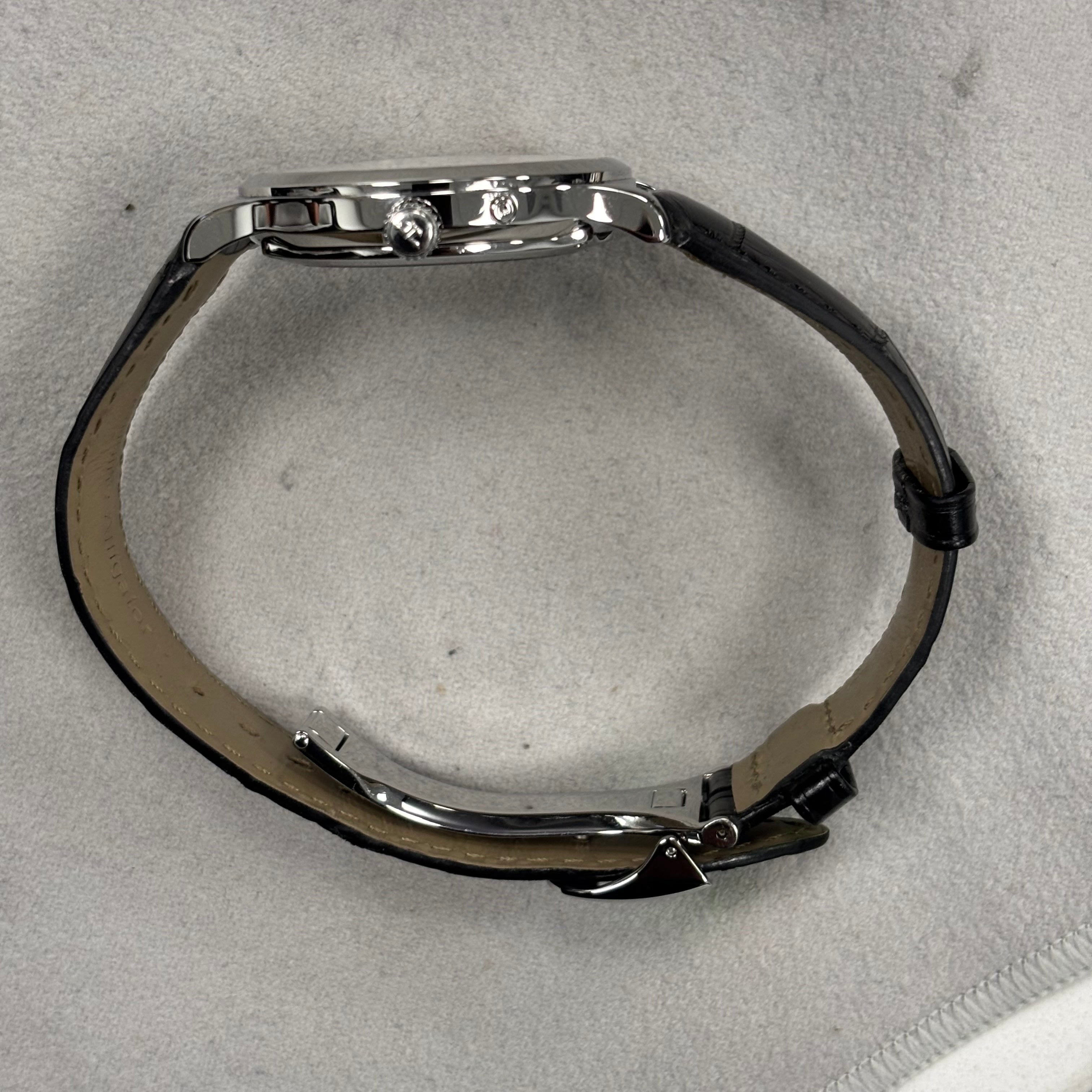 Jaeger-LeCoultre Reserve 37mm Silver Dial Watch Ref# 140.8.93.S - Happy Jewelers Fine Jewelry Lifetime Warranty