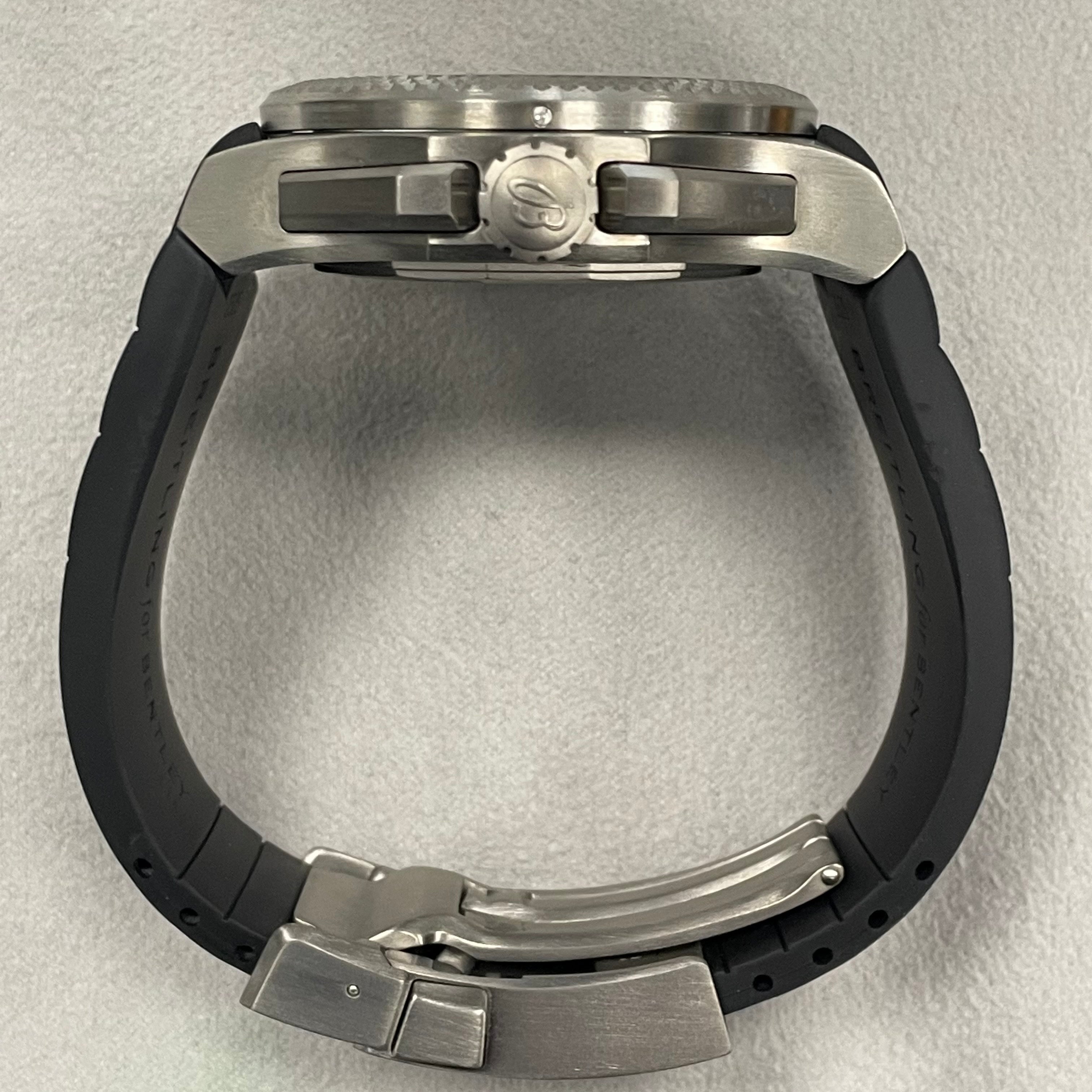 Breitling Bentley 44mm White Dial Watch Ref# EB0433 - Happy Jewelers Fine Jewelry Lifetime Warranty