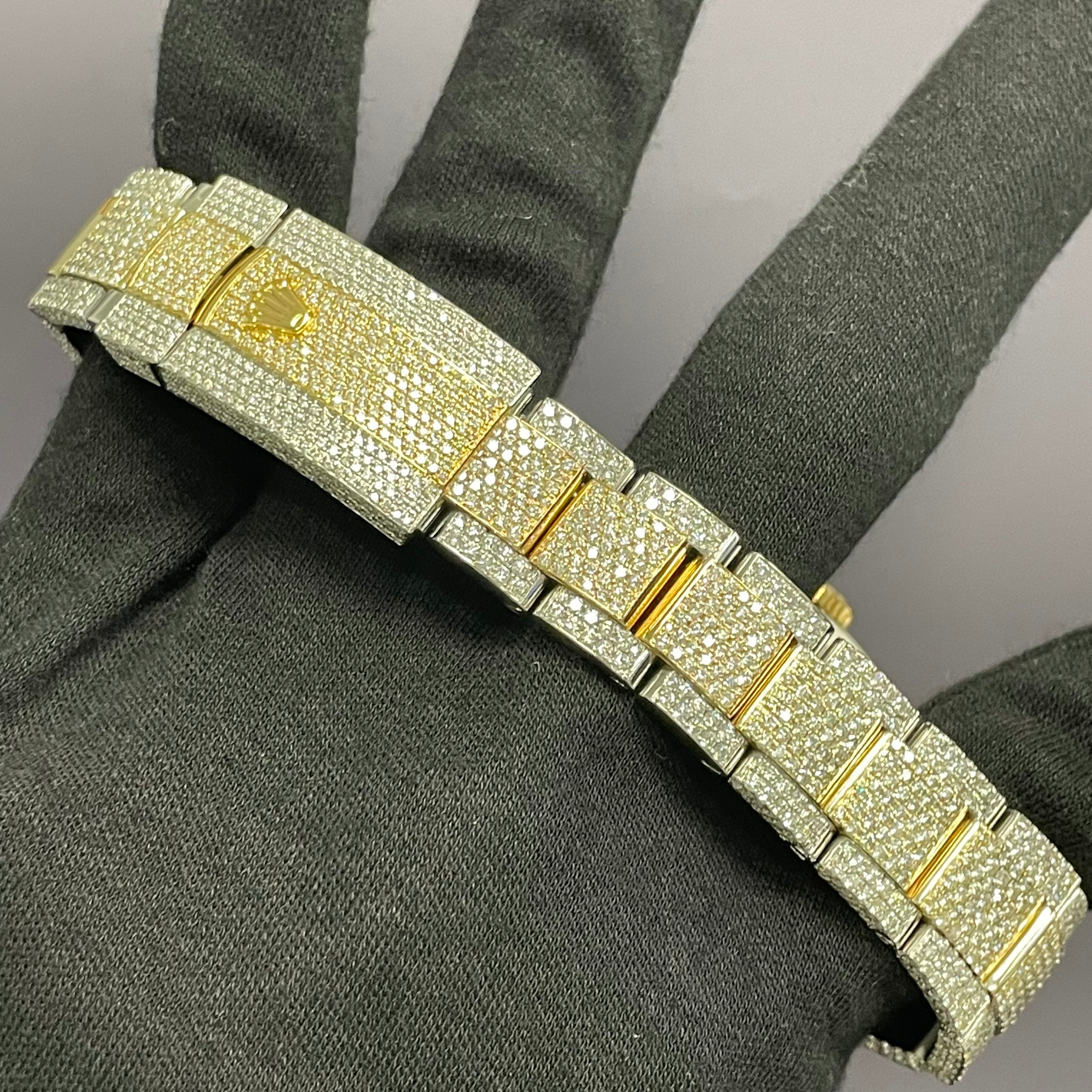 Rolex Datejust 41mm Pave Dial Watch Ref# 116333 - Happy Jewelers Fine Jewelry Lifetime Warranty