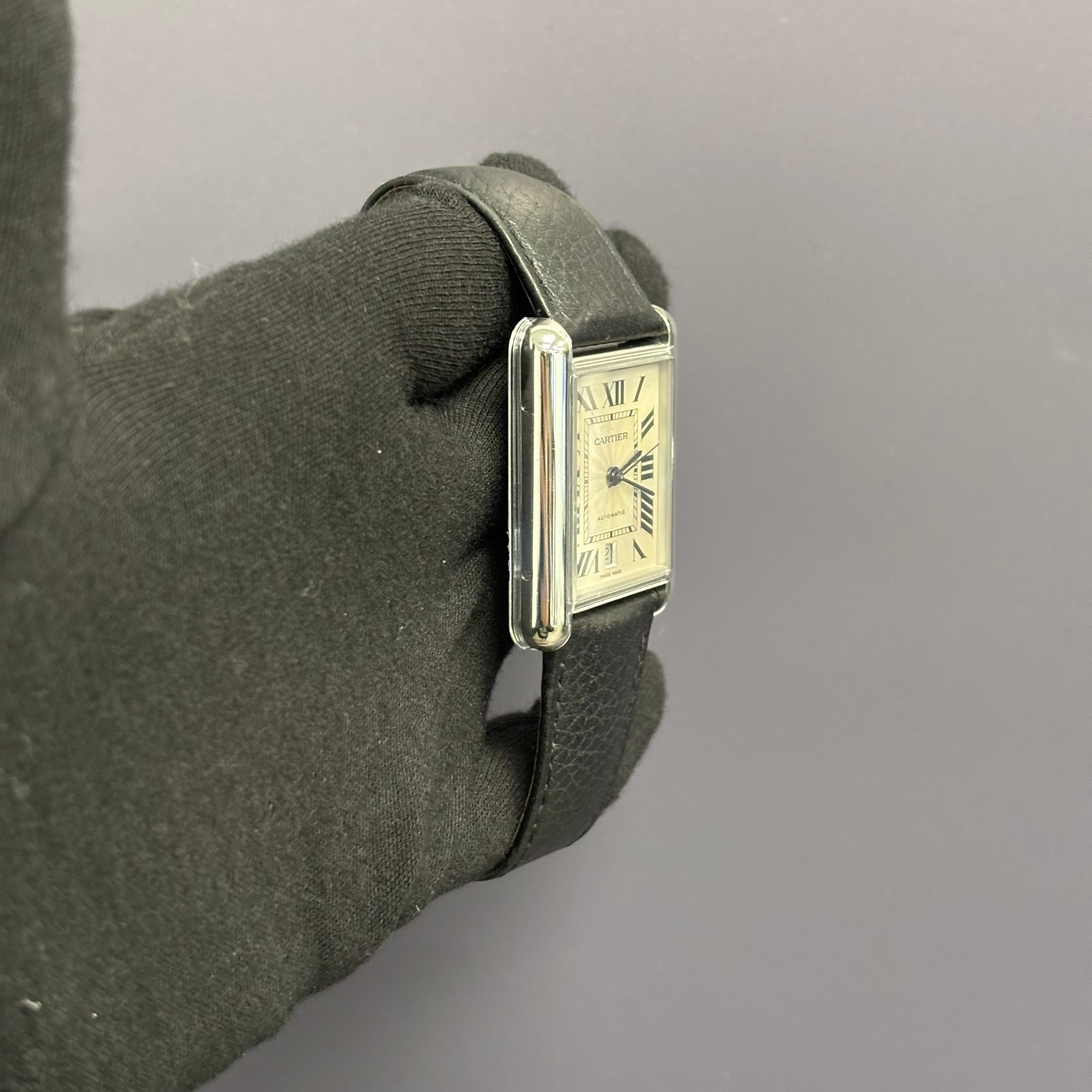Cartier Tank 31mm Silver Dial Watch Ref# WSTA0040 - Happy Jewelers Fine Jewelry Lifetime Warranty