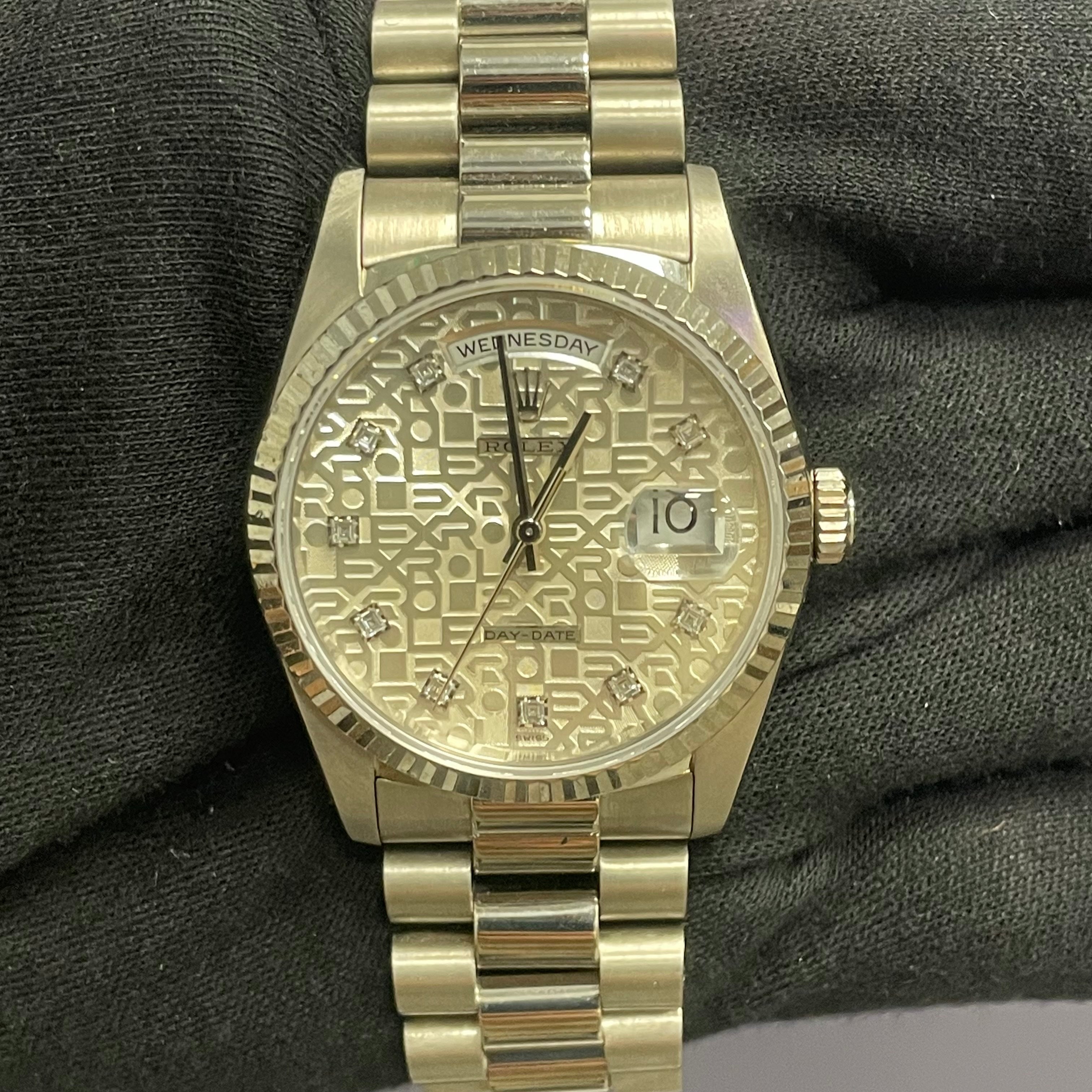 Rolex Day-Date 36mm Silver Dial Watch Ref# 18239 - Happy Jewelers Fine Jewelry Lifetime Warranty