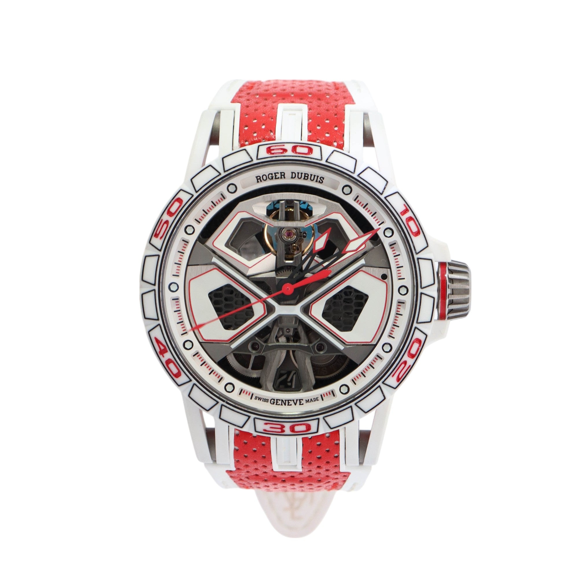 Roger Dubuis Excalibur 45mm Skeleton Dial Ref# DBEX1040 - Happy Jewelers Fine Jewelry Lifetime Warranty