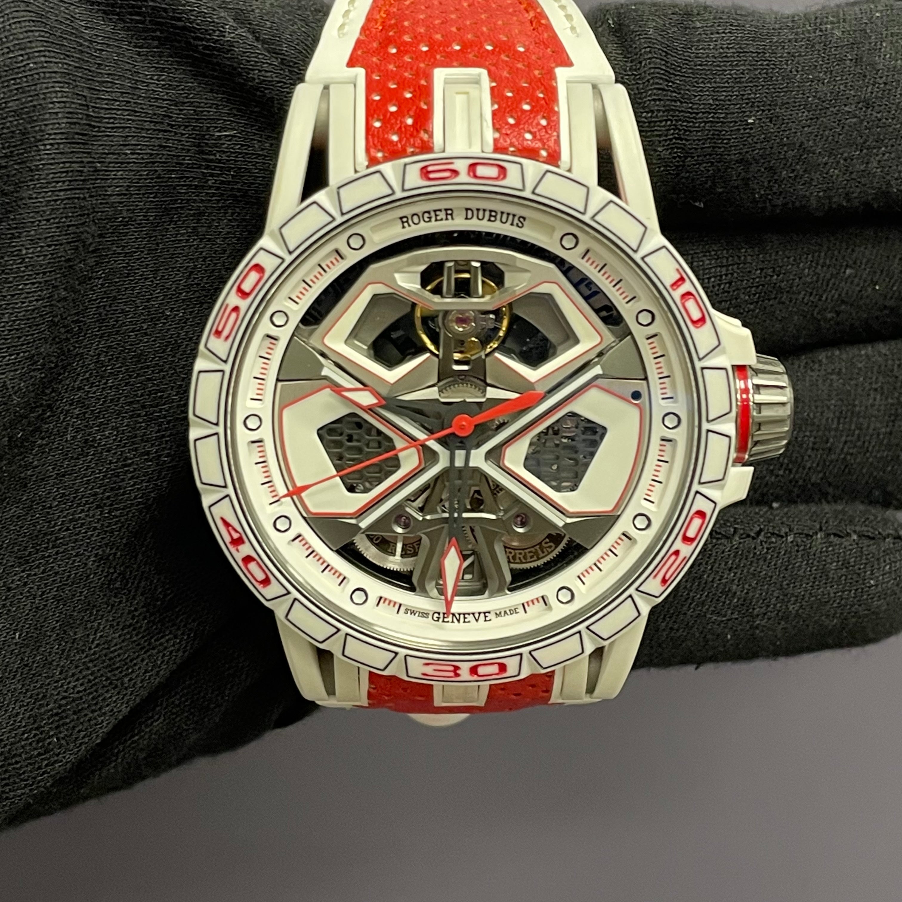 Roger Dubuis Excalibur 45mm Skeleton Dial Ref# DBEX1040 - Happy Jewelers Fine Jewelry Lifetime Warranty