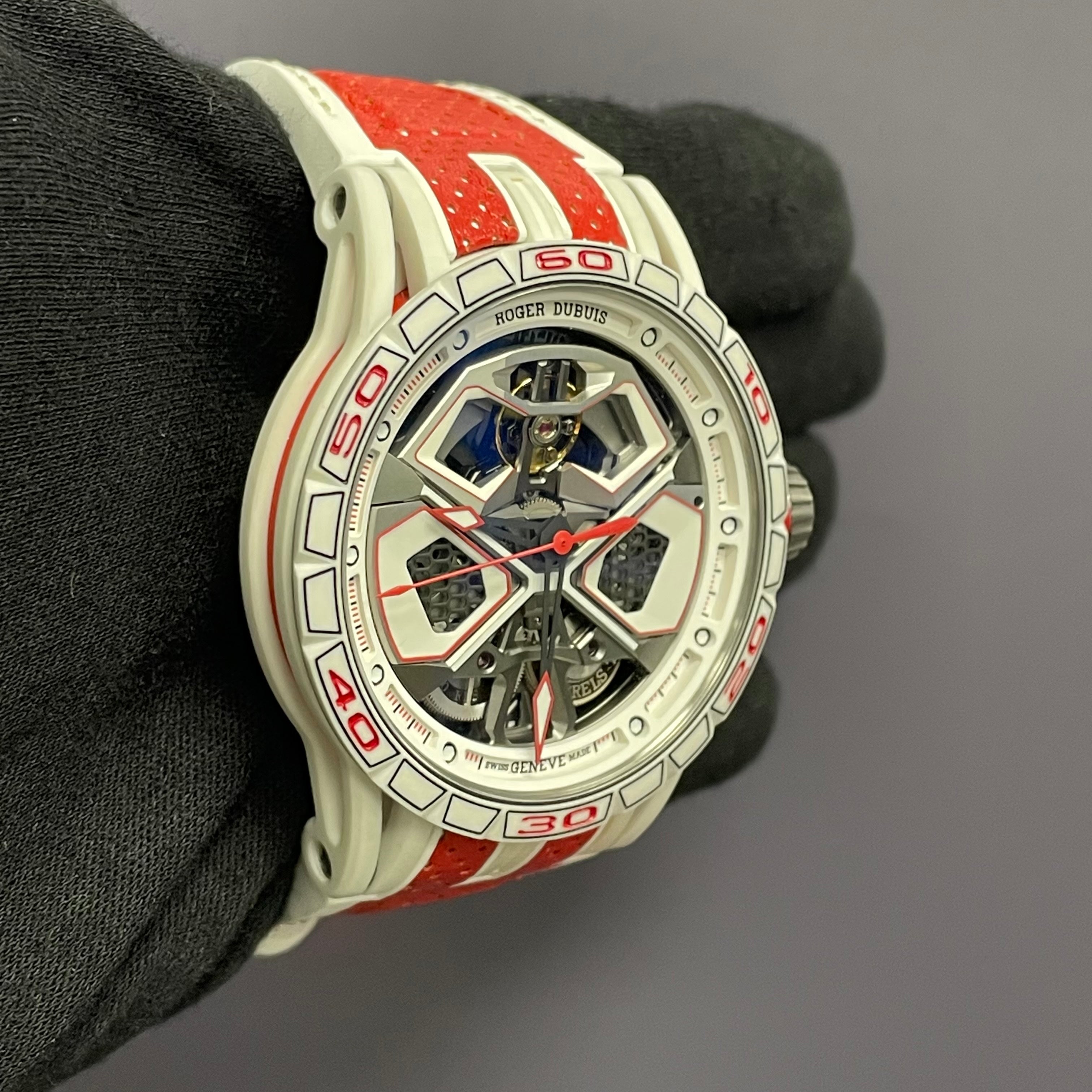 Roger Dubuis Excalibur 45mm Skeleton Dial Ref# DBEX1040 - Happy Jewelers Fine Jewelry Lifetime Warranty