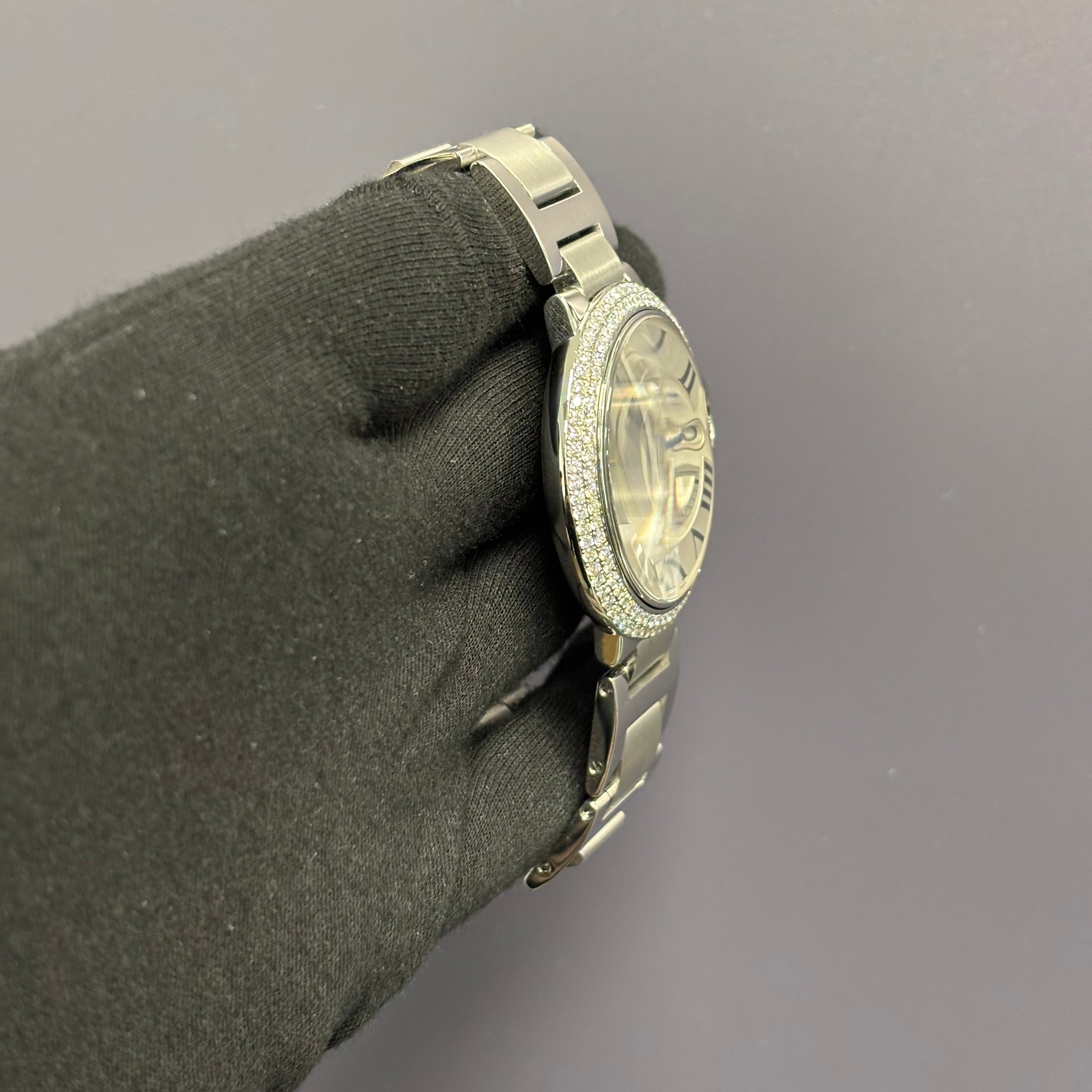 Cartier Ballon Bleu 42mm Silver Dial Watch Ref# 3765 - Happy Jewelers Fine Jewelry Lifetime Warranty