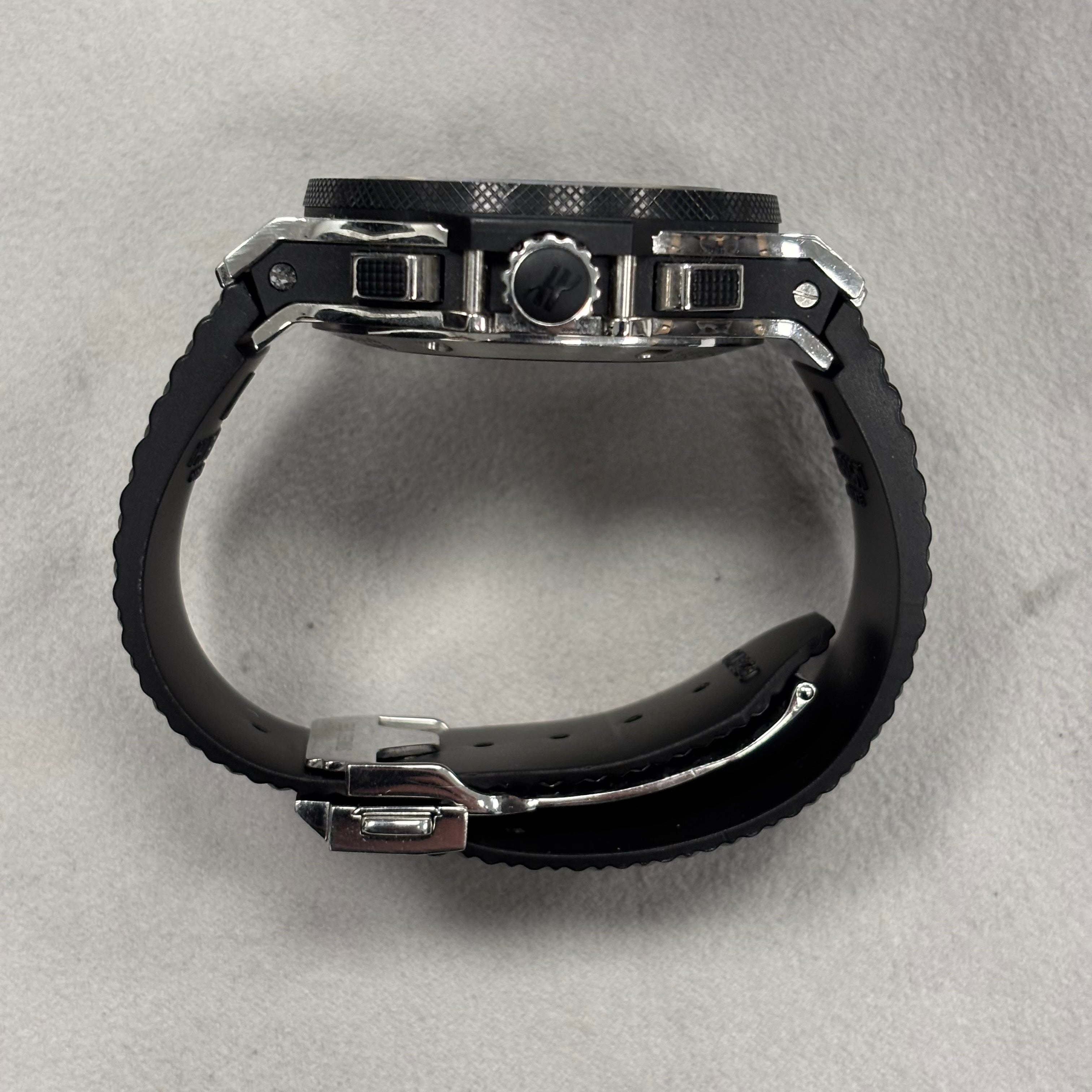 Hublot Big Bang 44mm Black Dial Watch Ref# 301.SB.131.RX - Happy Jewelers Fine Jewelry Lifetime Warranty