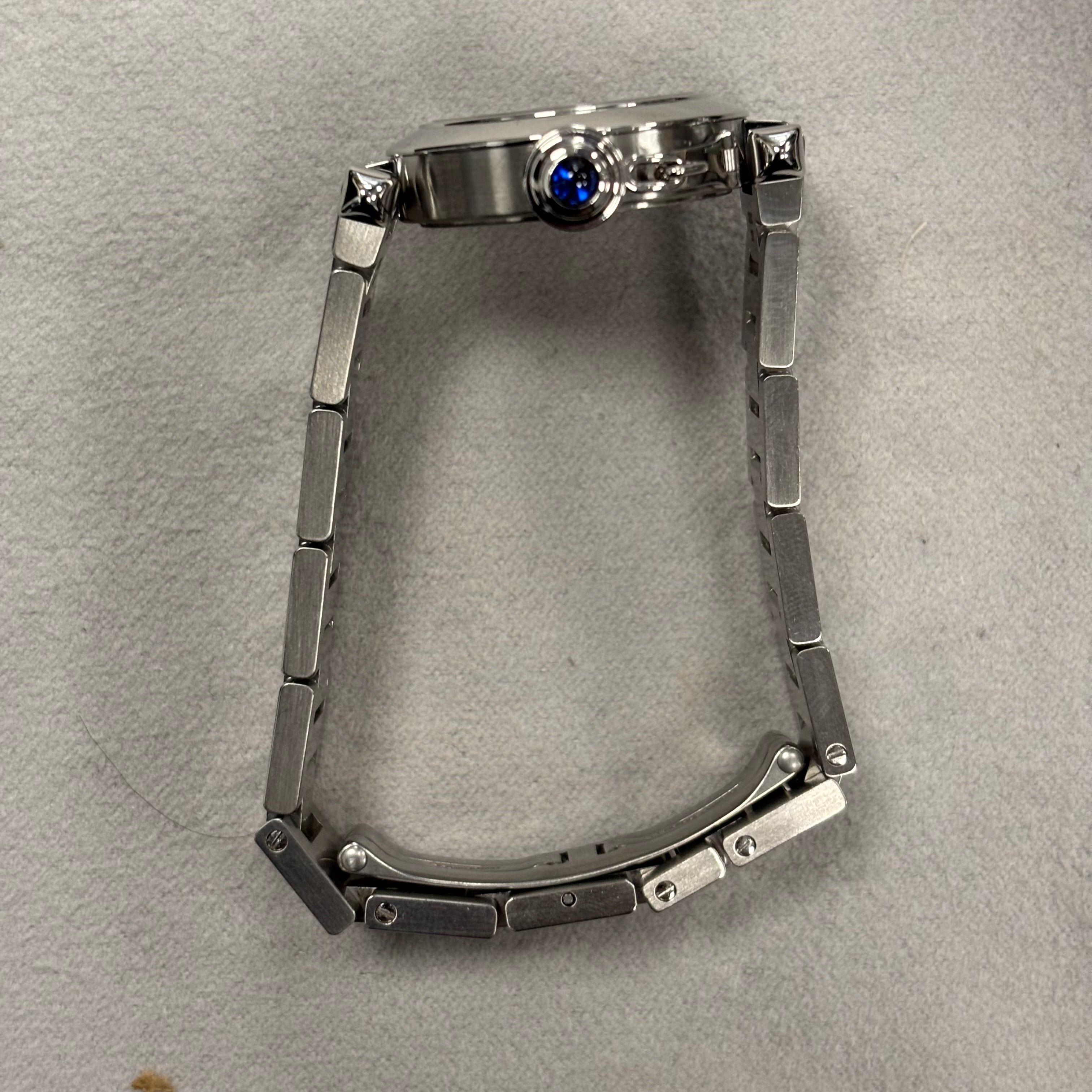 Cartier Pasha 27mm Silver Dial Watch Ref# W3140007 - Happy Jewelers Fine Jewelry Lifetime Warranty