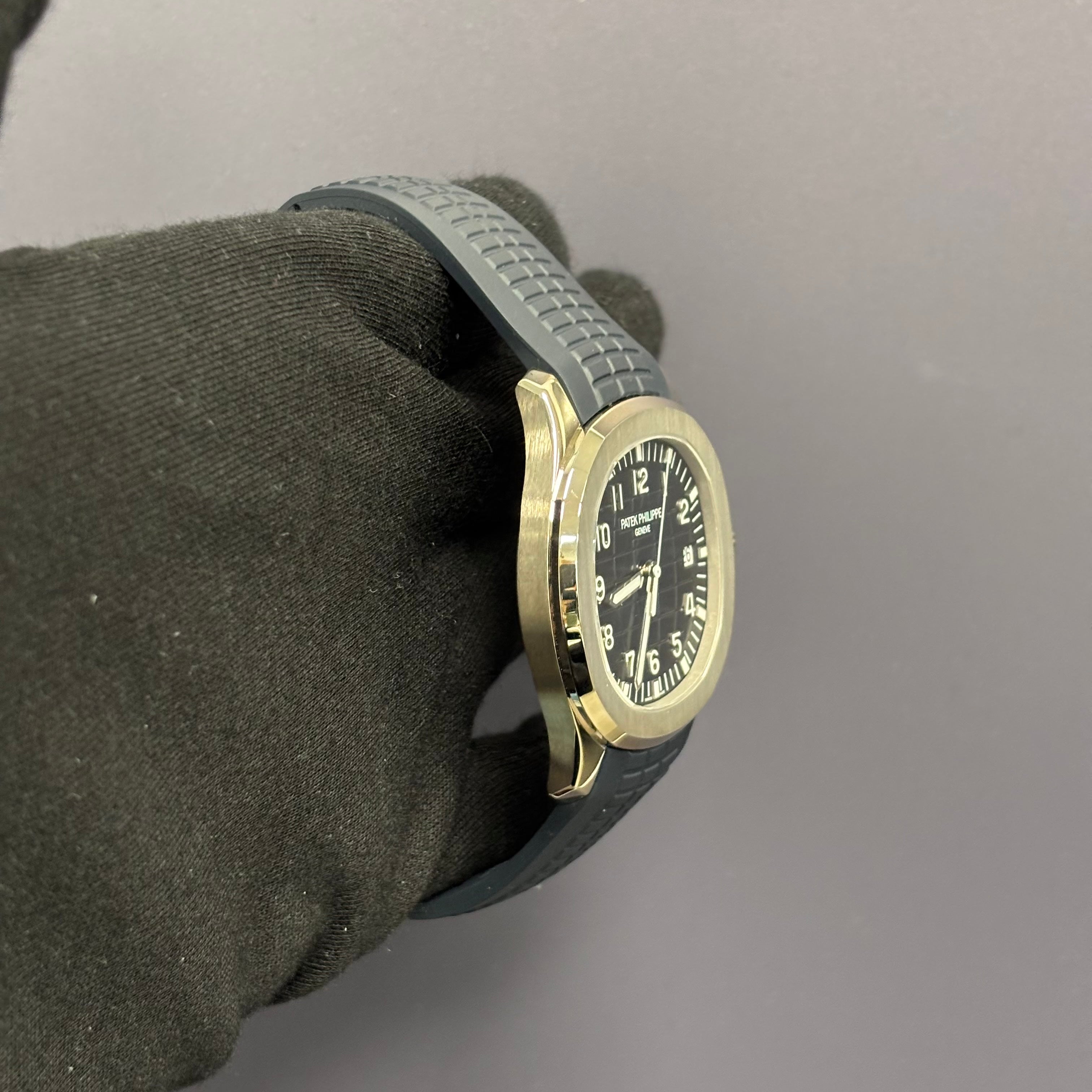 Patek Philippe Aquanaut 42mm Blue Dial Watch Ref# 5168G-001 - Happy Jewelers Fine Jewelry Lifetime Warranty