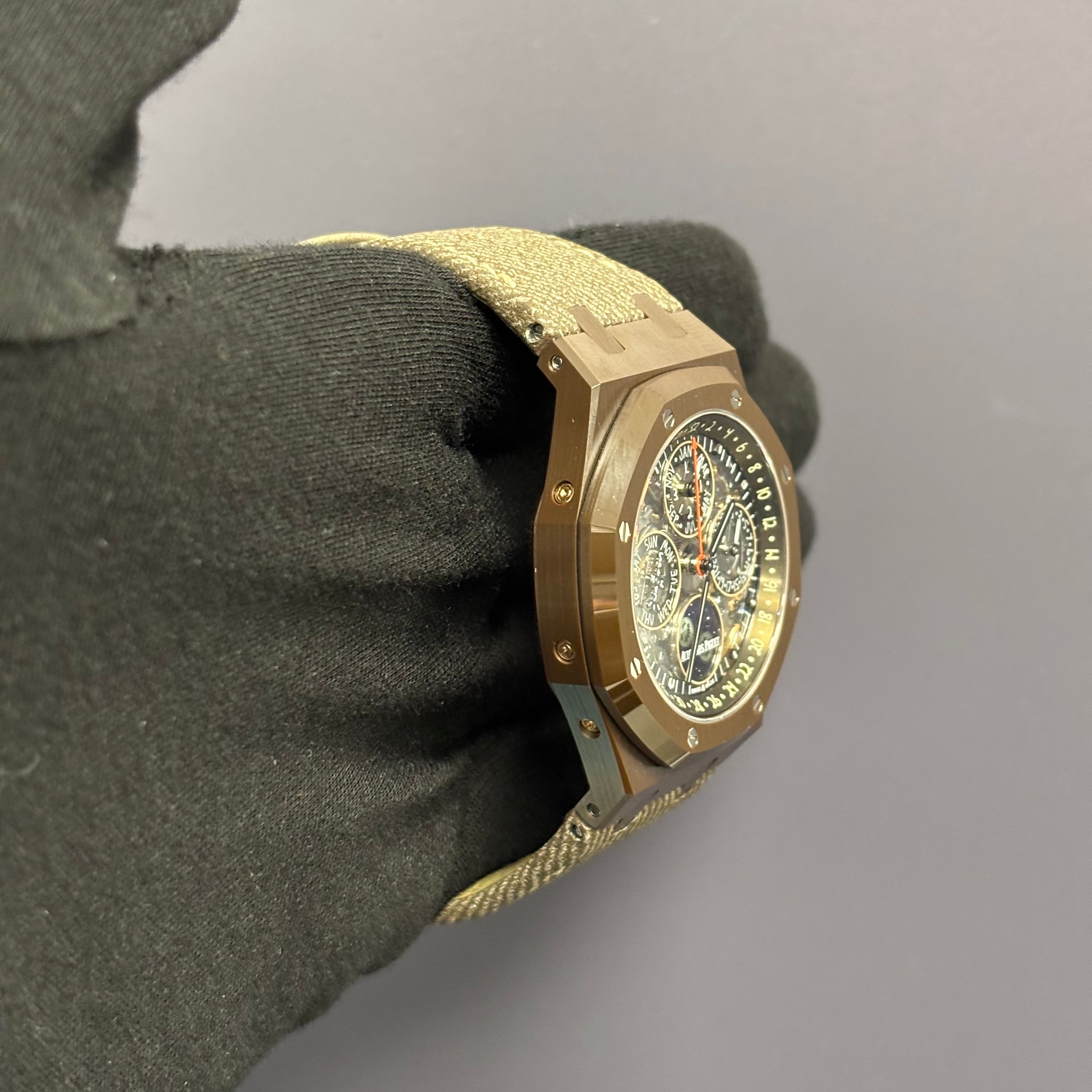 Audemars Piguet Royal Oak 41mm Openwork Dial Watch Ref# 26585CM.OO.D301VE.01 - Happy Jewelers Fine Jewelry Lifetime Warranty