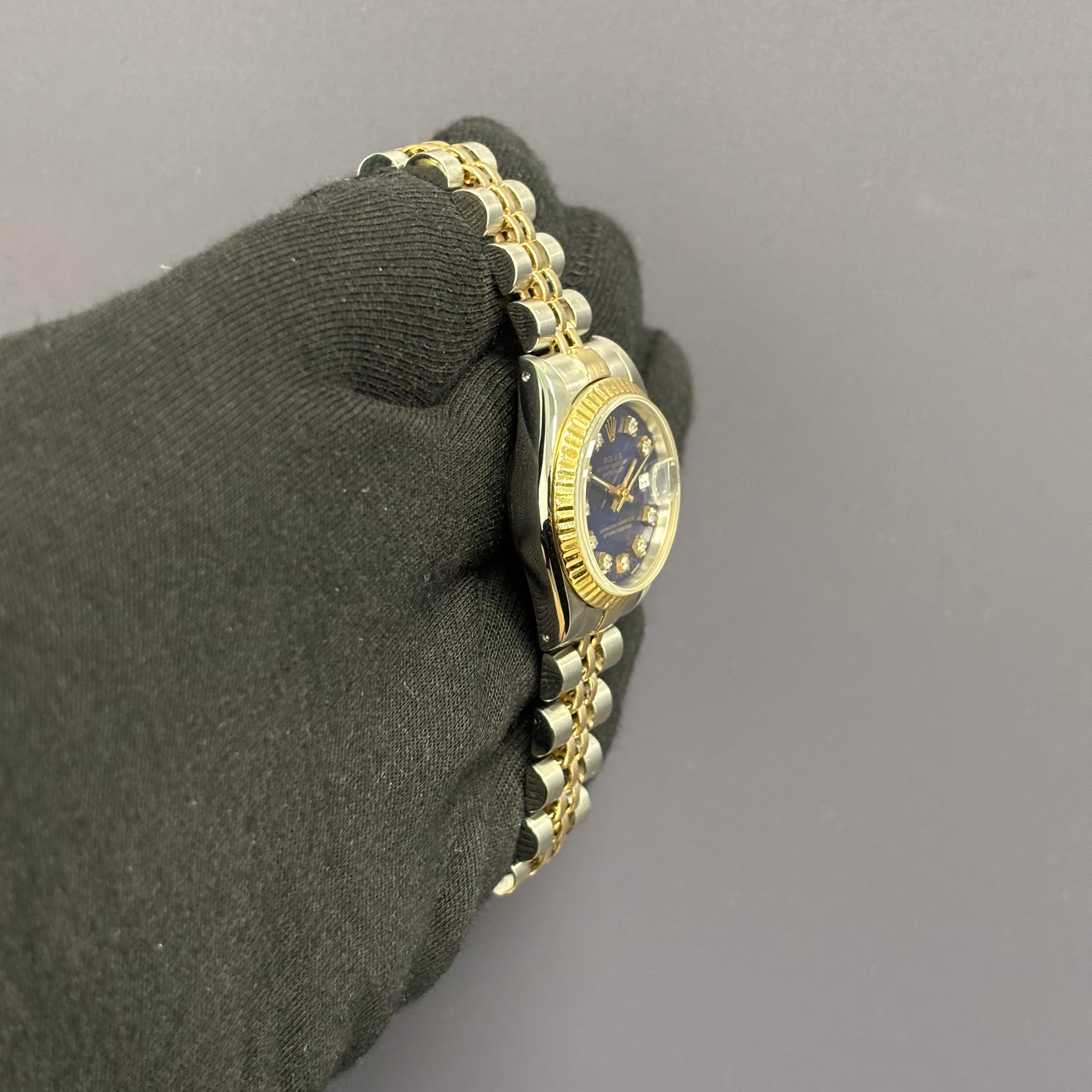 Rolex Datejust 26mm Blue Dial Watch Ref# 69173 - Happy Jewelers Fine Jewelry Lifetime Warranty