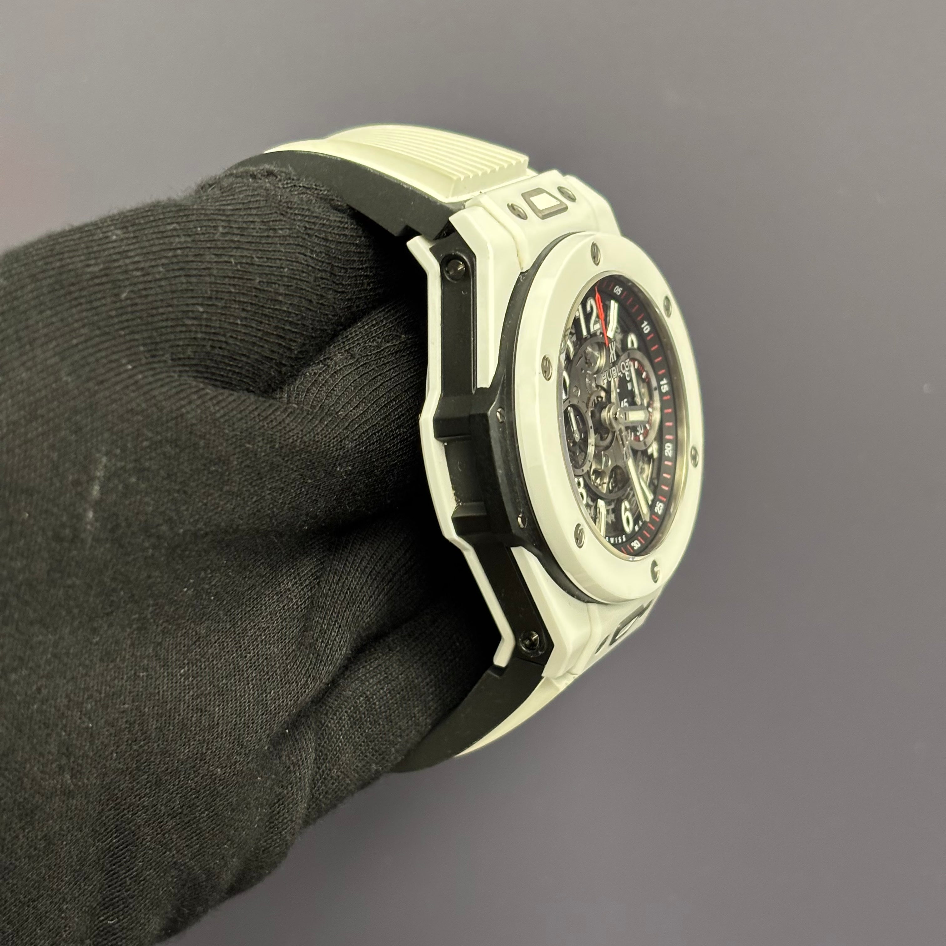 Hublot Big Bang 45mm Openwork Dial Watch Ref# 411.HX.1170.RX - Happy Jewelers Fine Jewelry Lifetime Warranty