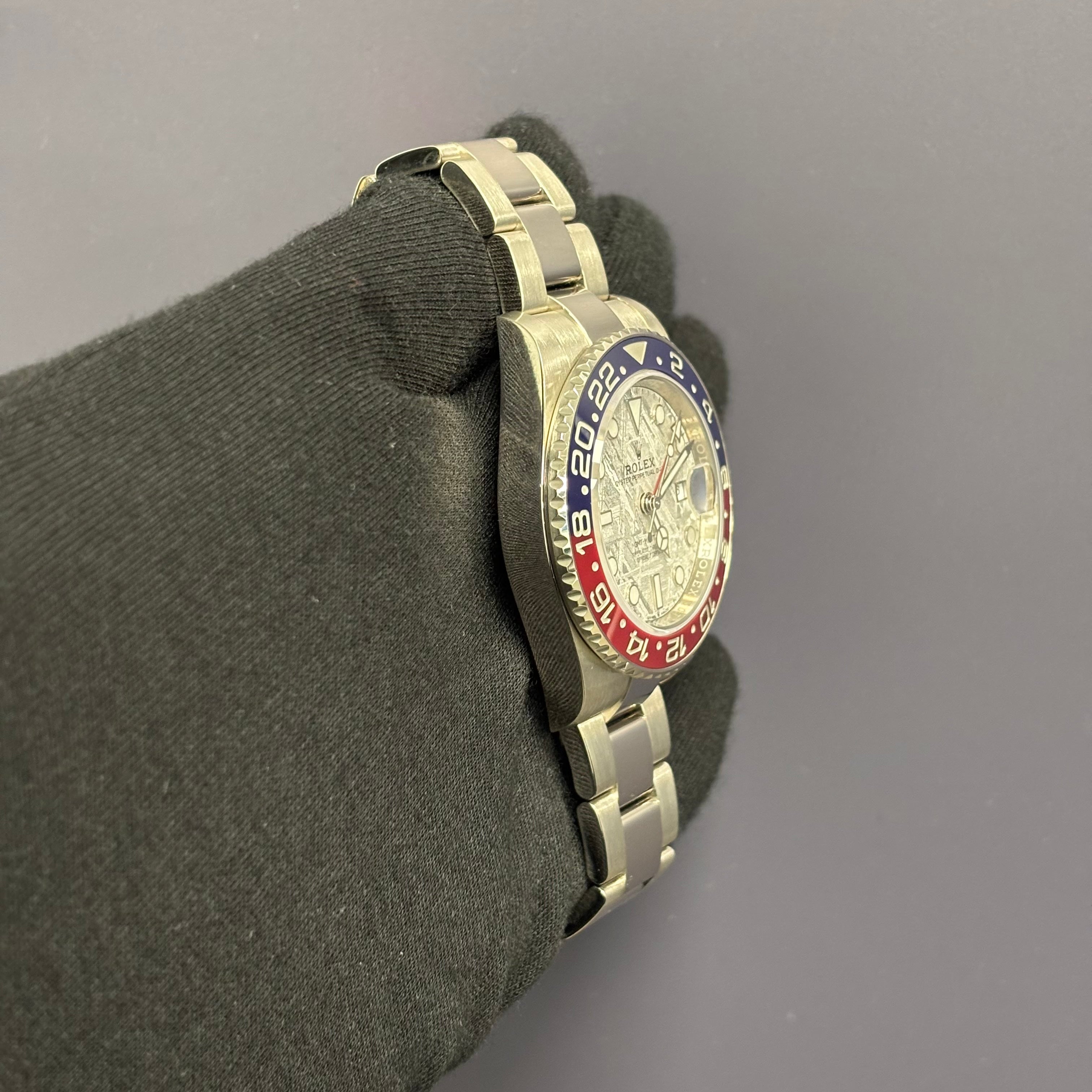 Rolex GMT-Master II 40mm Meteorite Dial Watch Ref# 126719BLRO - Happy Jewelers Fine Jewelry Lifetime Warranty