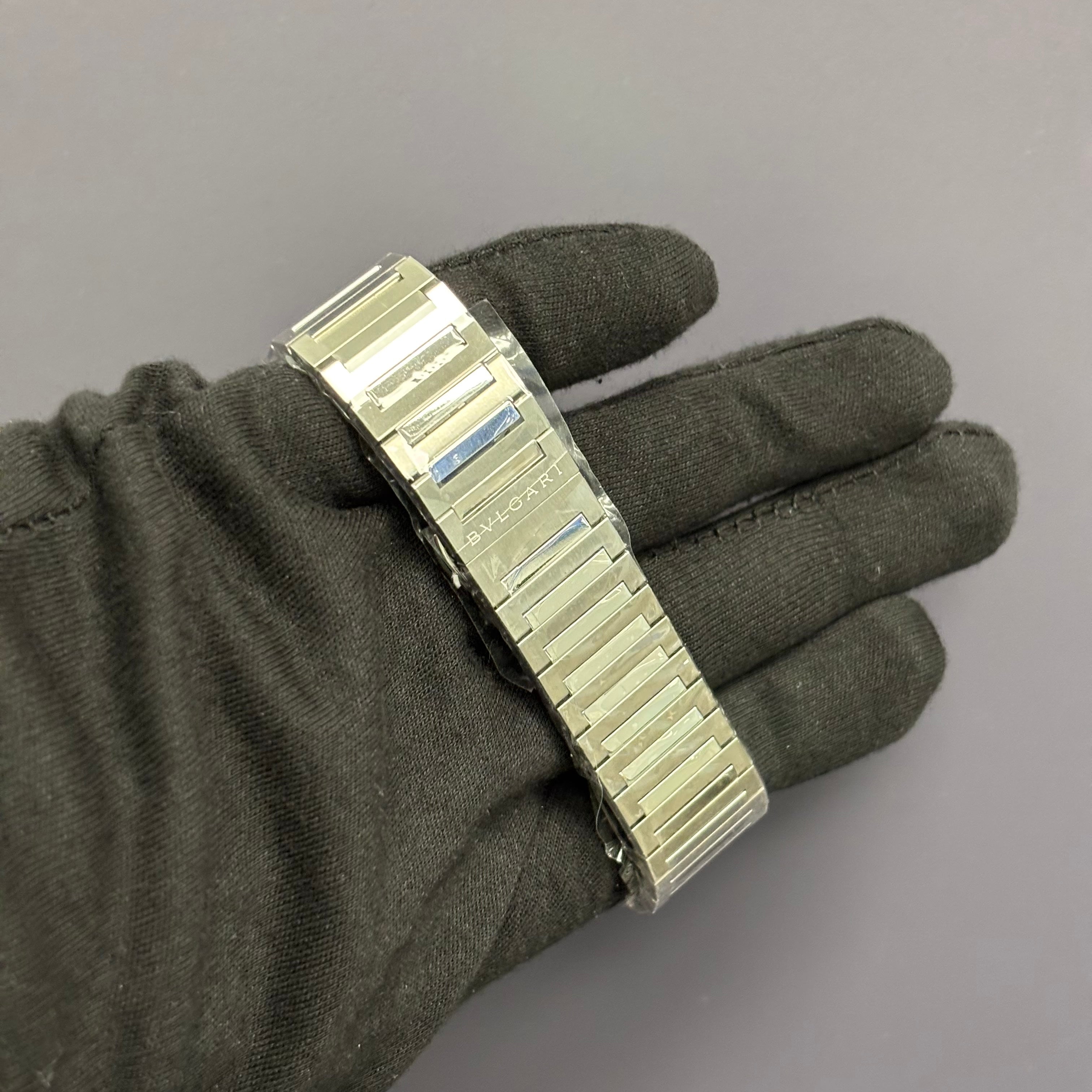 Bvlgari Octo 41mm Grey Dial Watch Ref# 103740 - Happy Jewelers Fine Jewelry Lifetime Warranty