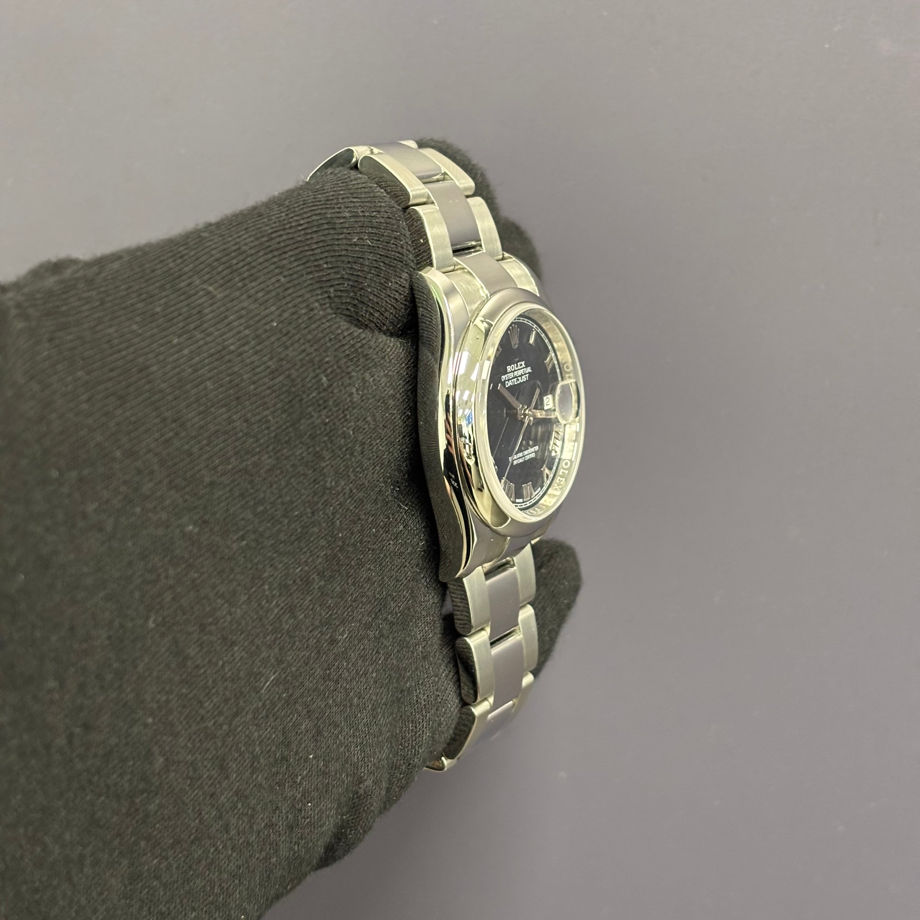 Rolex Datejust 36mm Blue Dial Watch Ref# 116200 - Happy Jewelers Fine Jewelry Lifetime Warranty