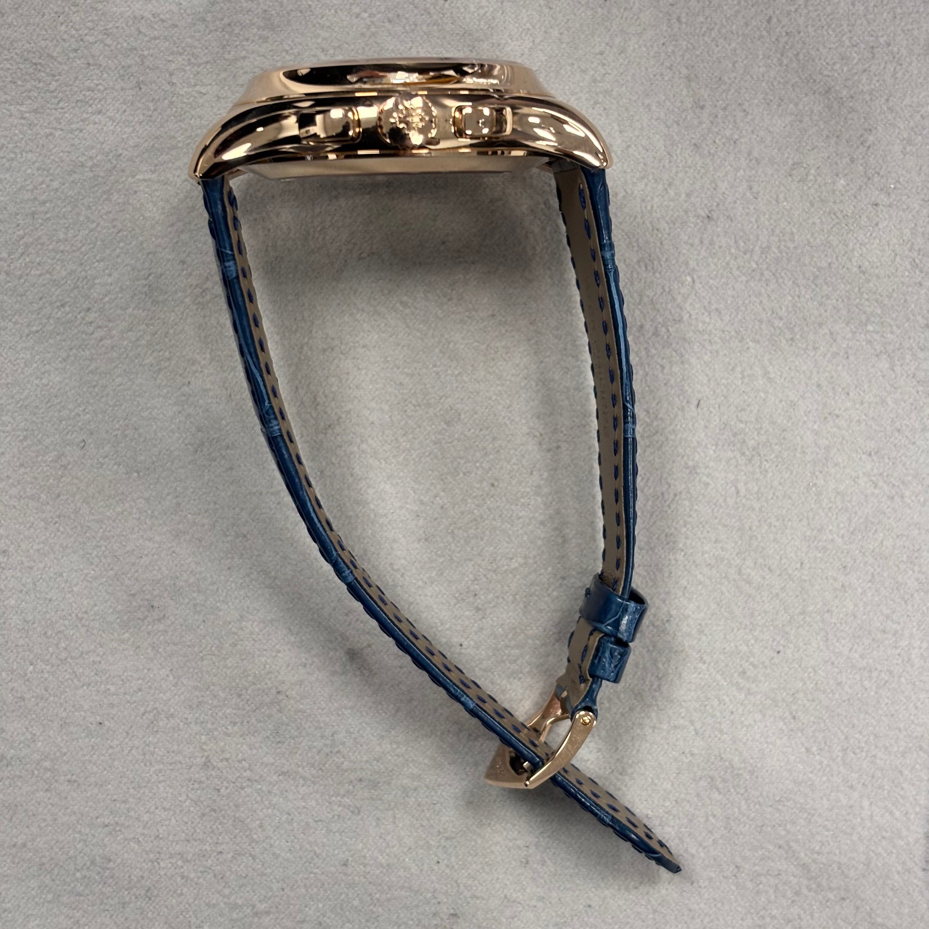 Patek Philippe Complications 42mm Blue Dial Watch Ref# 5905R-010 - Happy Jewelers Fine Jewelry Lifetime Warranty