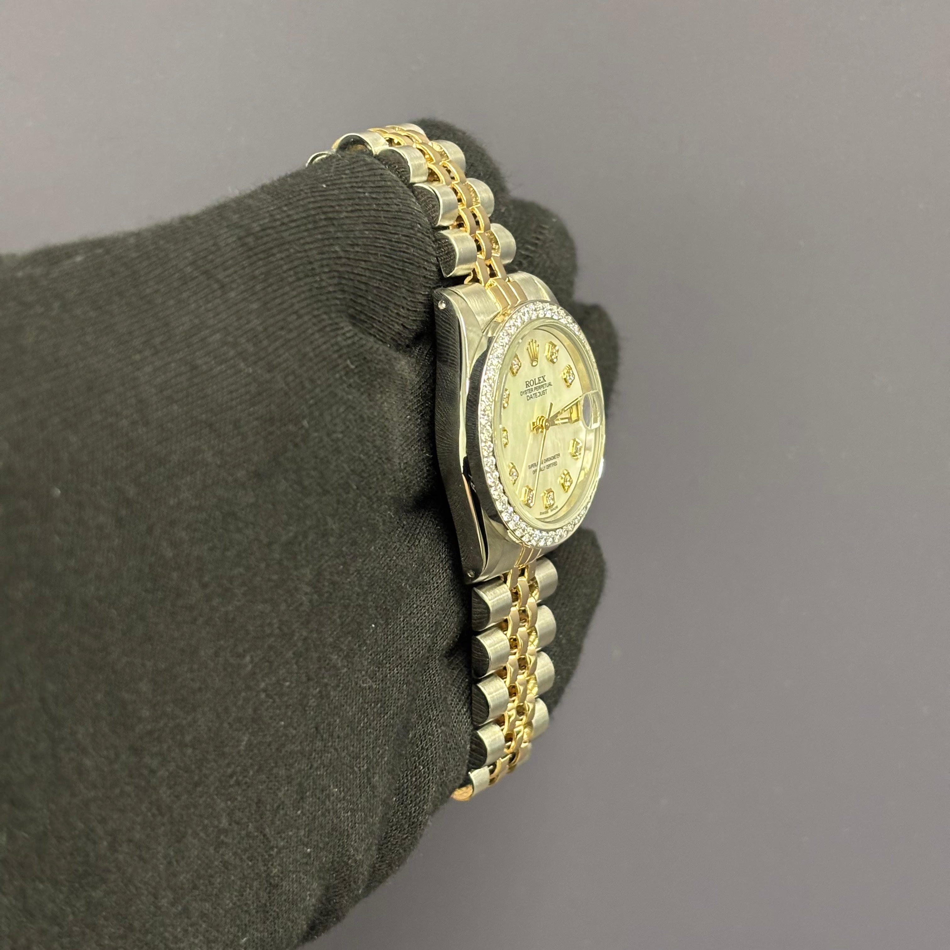 Rolex Datejust 31mm MOP Dial Watch Ref# 68273 - Happy Jewelers Fine Jewelry Lifetime Warranty