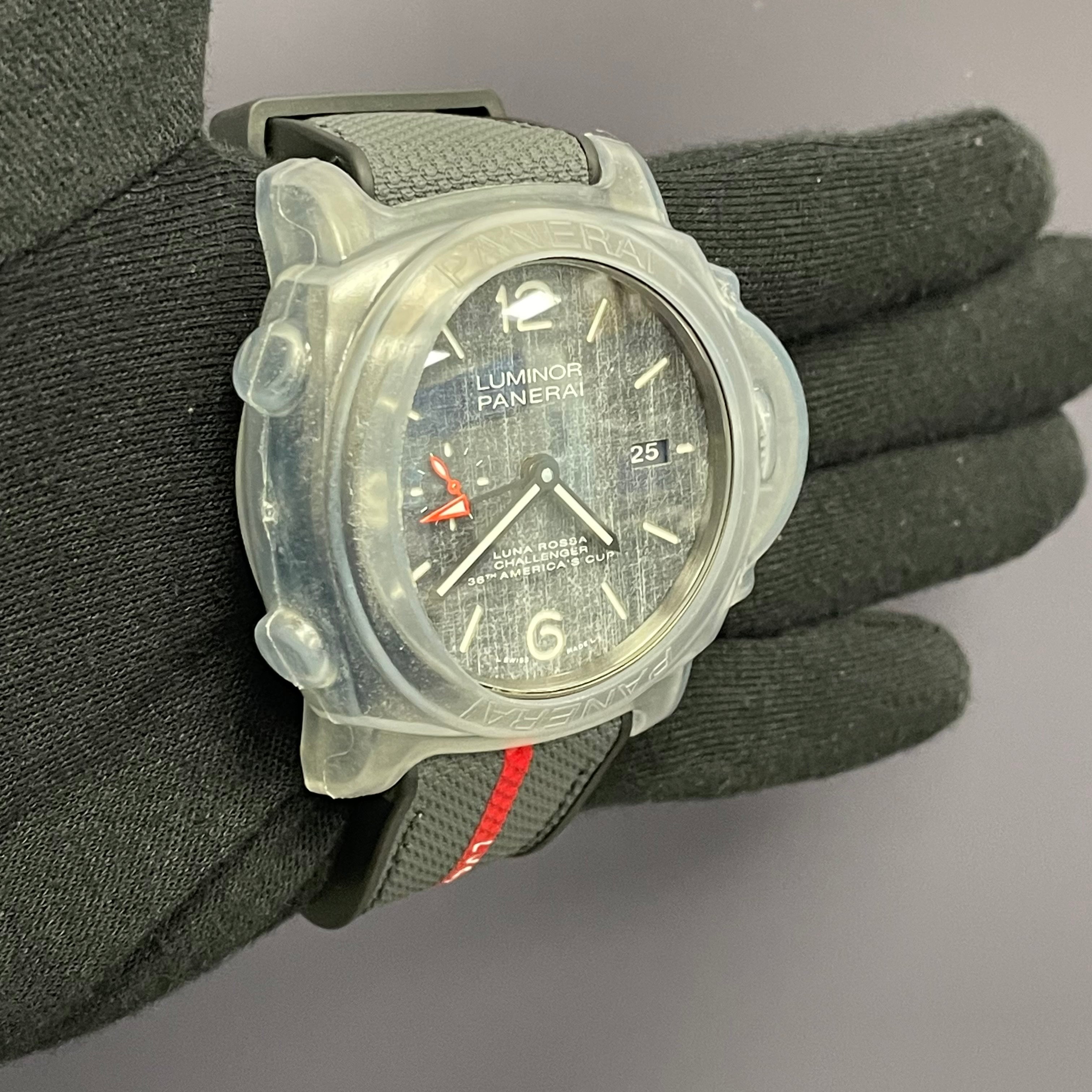 Panerai Luminor 44mm Black Dial Watch Ref# PAM01036 - Happy Jewelers Fine Jewelry Lifetime Warranty