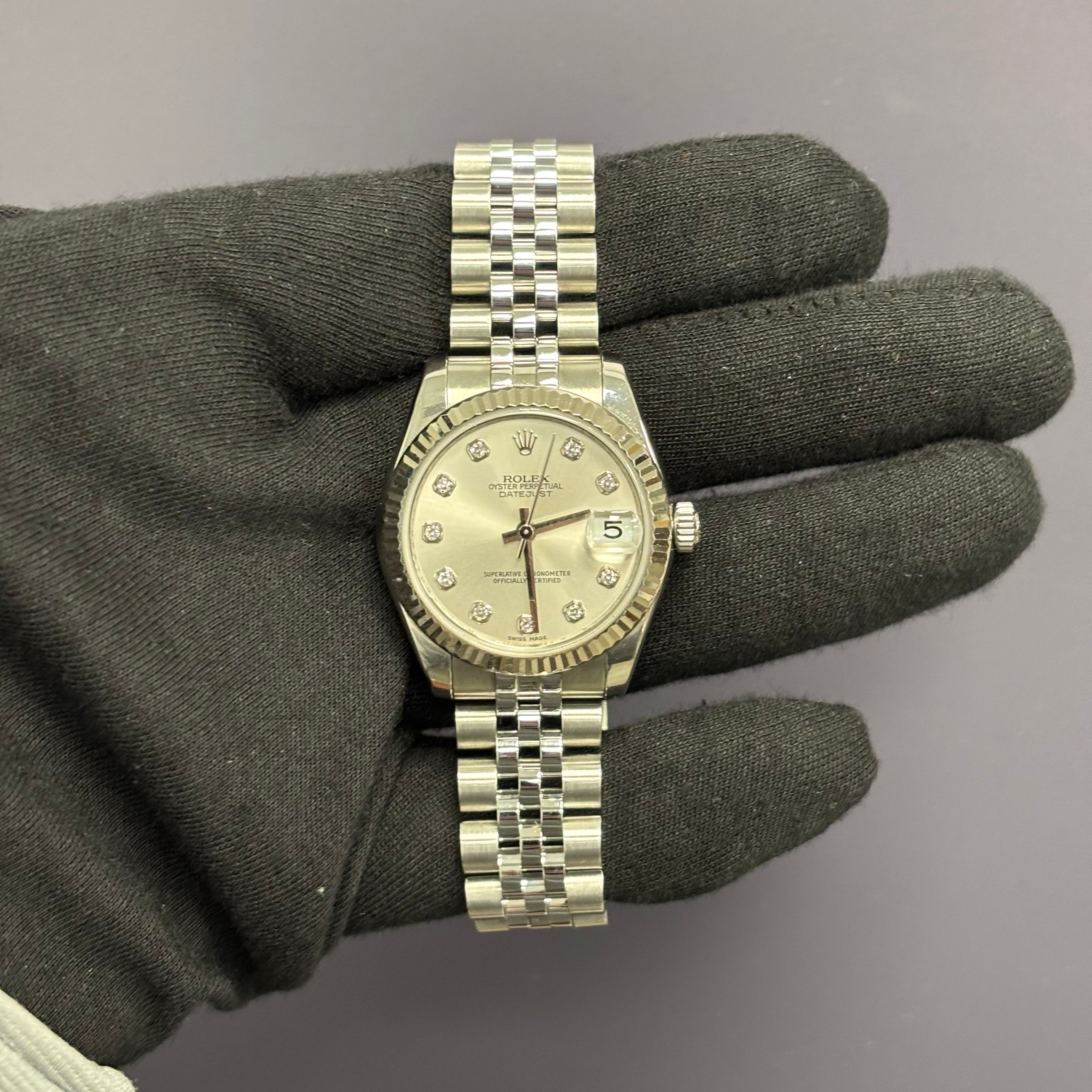 Rolex Datejust 31mm Silver Dial Watch Ref# 178274 - Happy Jewelers Fine Jewelry Lifetime Warranty