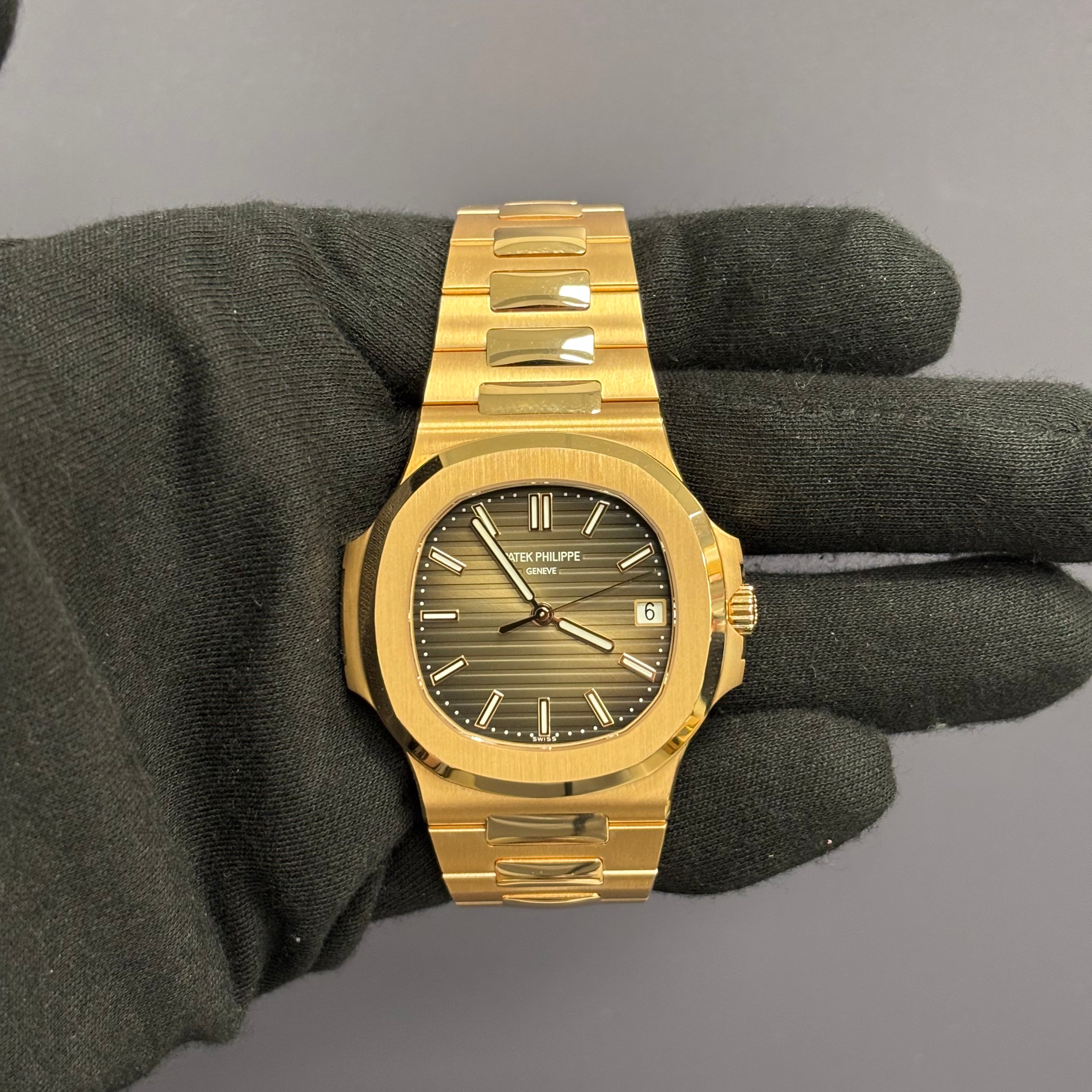 Patek Philippe Nautilus 40mm Brown Dial Watch Ref# 5711/1R-001 - Happy Jewelers Fine Jewelry Lifetime Warranty