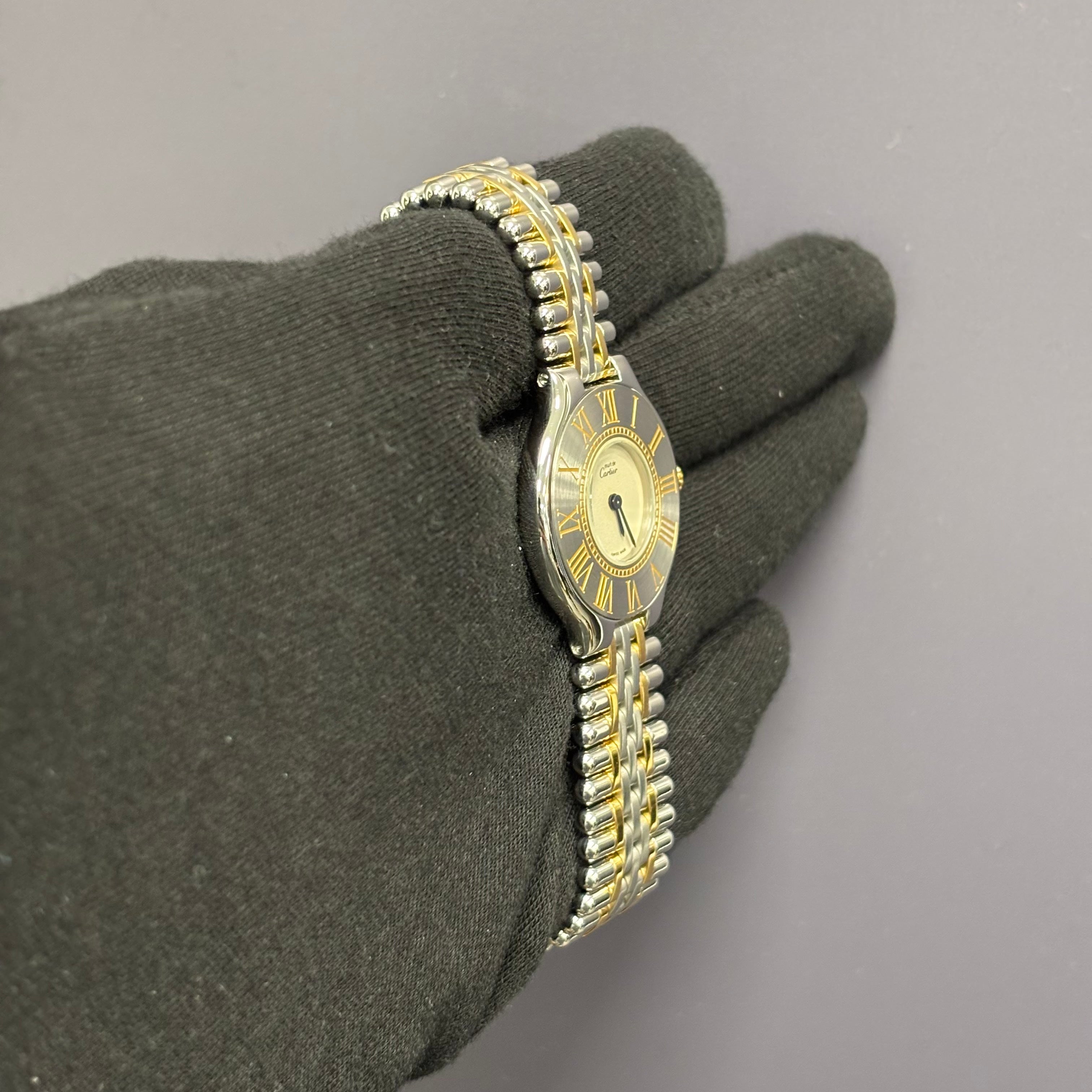 Cartier Must 31mm Ivory Dial Watch Ref# 83090171 - Happy Jewelers Fine Jewelry Lifetime Warranty