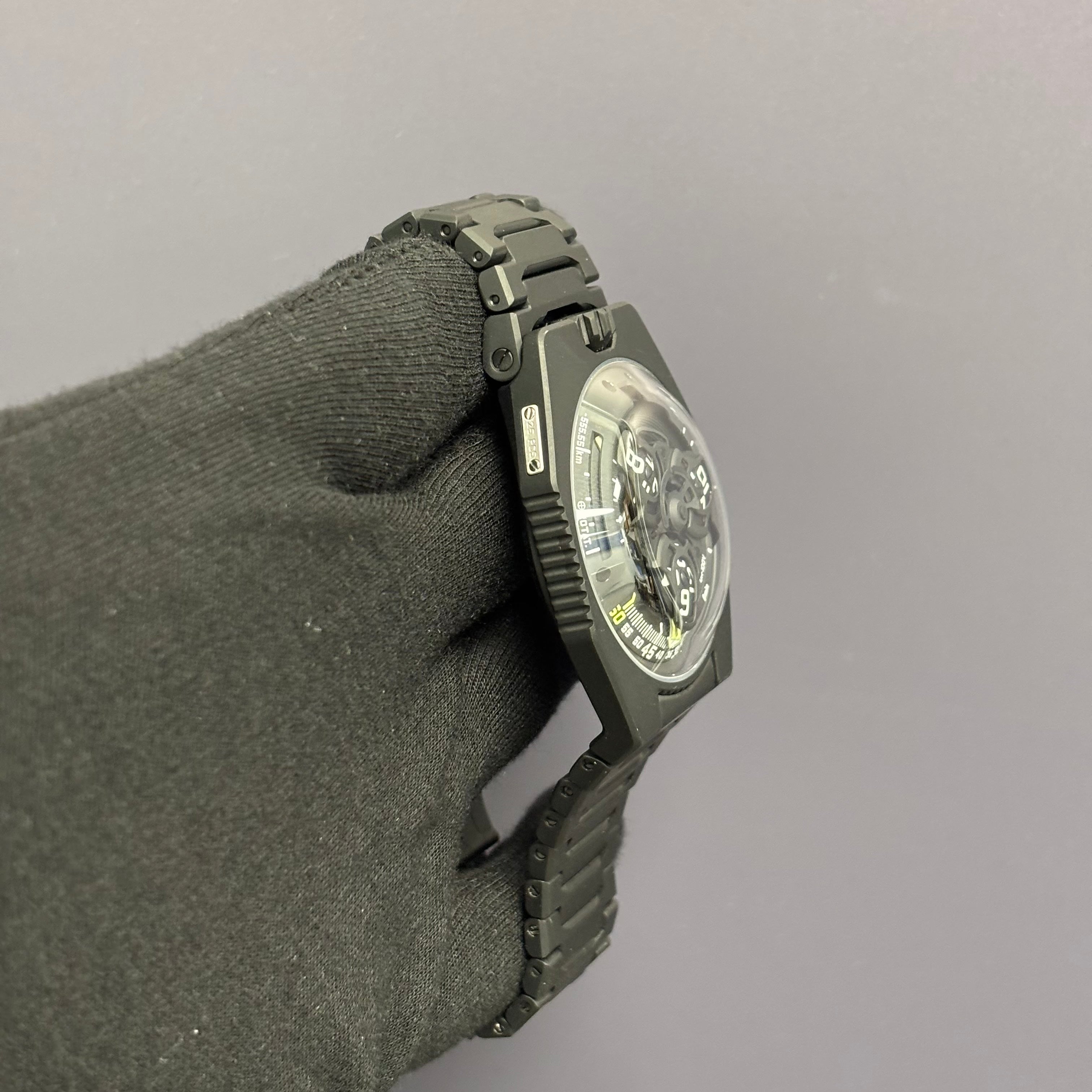 Urwerk UR-100 41mm Openworked Dial Watch Ref# UR-100V FTJ - Happy Jewelers Fine Jewelry Lifetime Warranty