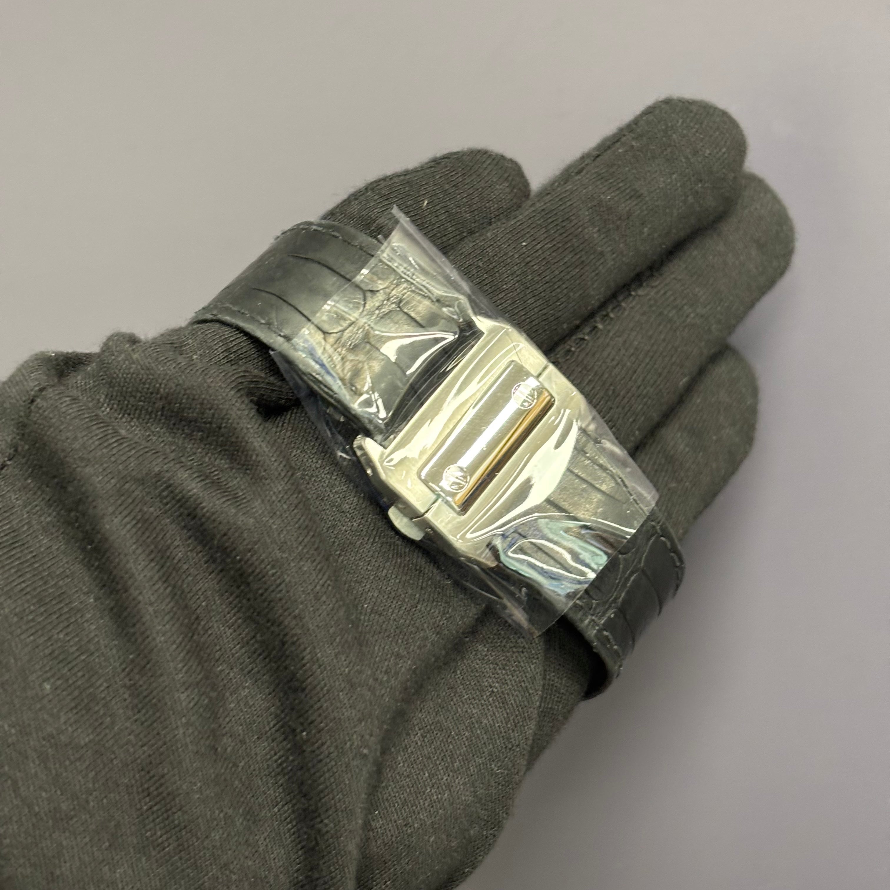 Cartier Santos 100 41.3mm Silver Dial Ref# W20073X8 - Happy Jewelers Fine Jewelry Lifetime Warranty