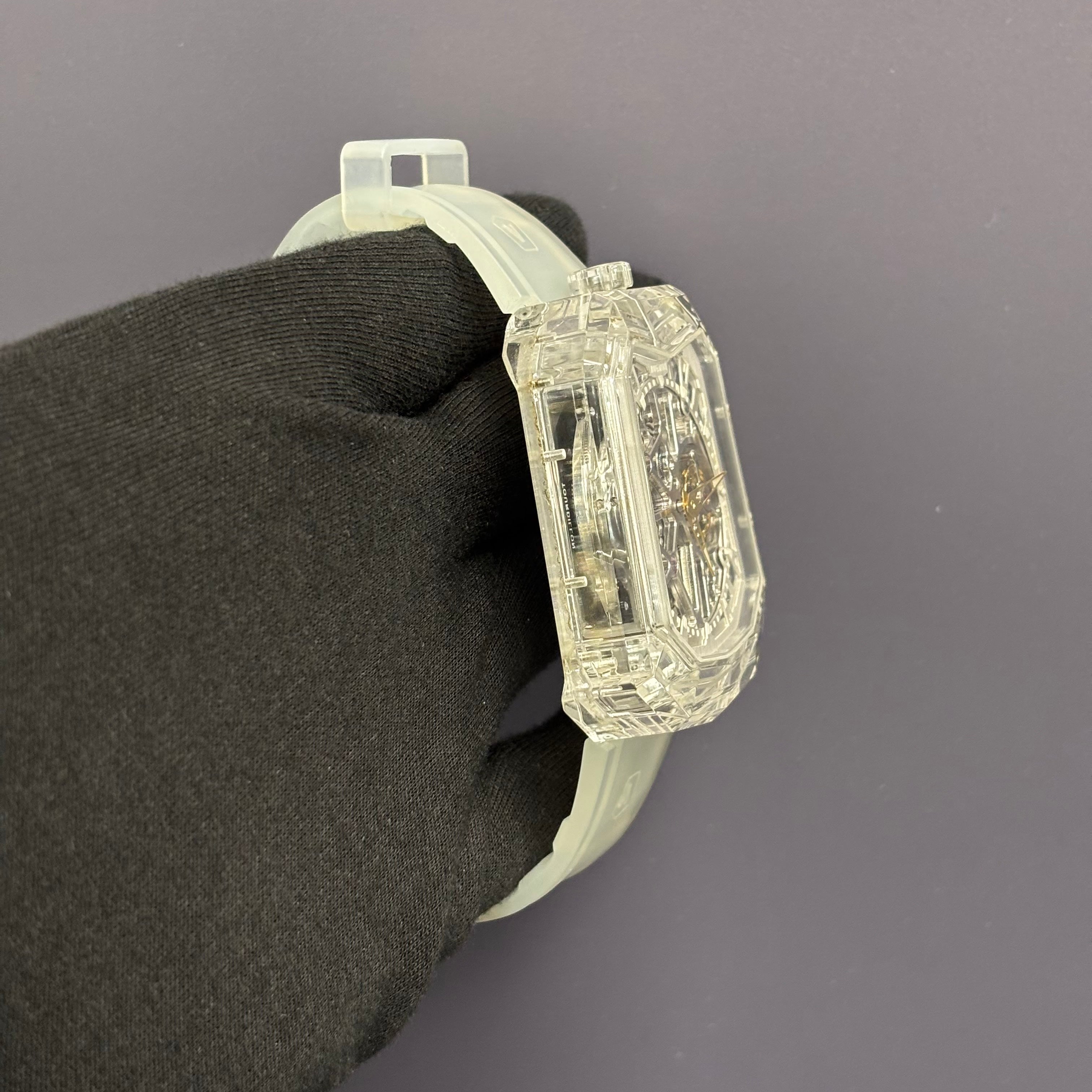 Aventi Pure Sapphire 48mm Skeleton Dial Watch Ref# A11-01 - Happy Jewelers Fine Jewelry Lifetime Warranty