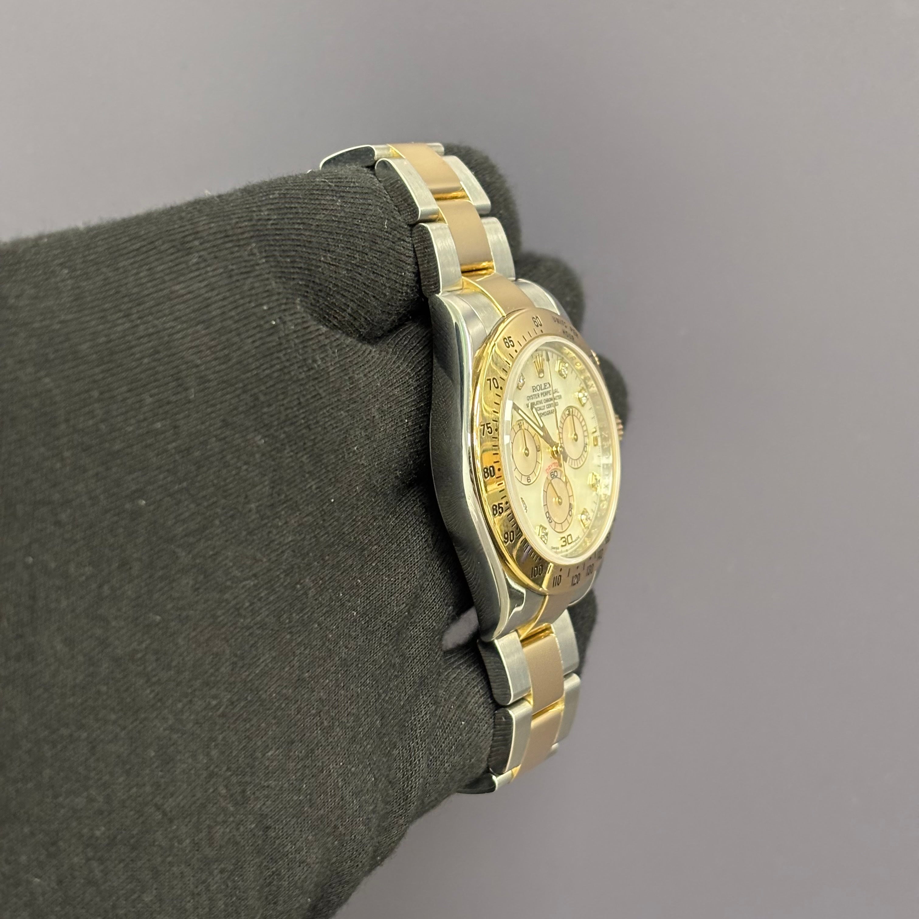 Rolex Daytona 40mm MOP Dial Watch Ref# 116523 - Happy Jewelers Fine Jewelry Lifetime Warranty