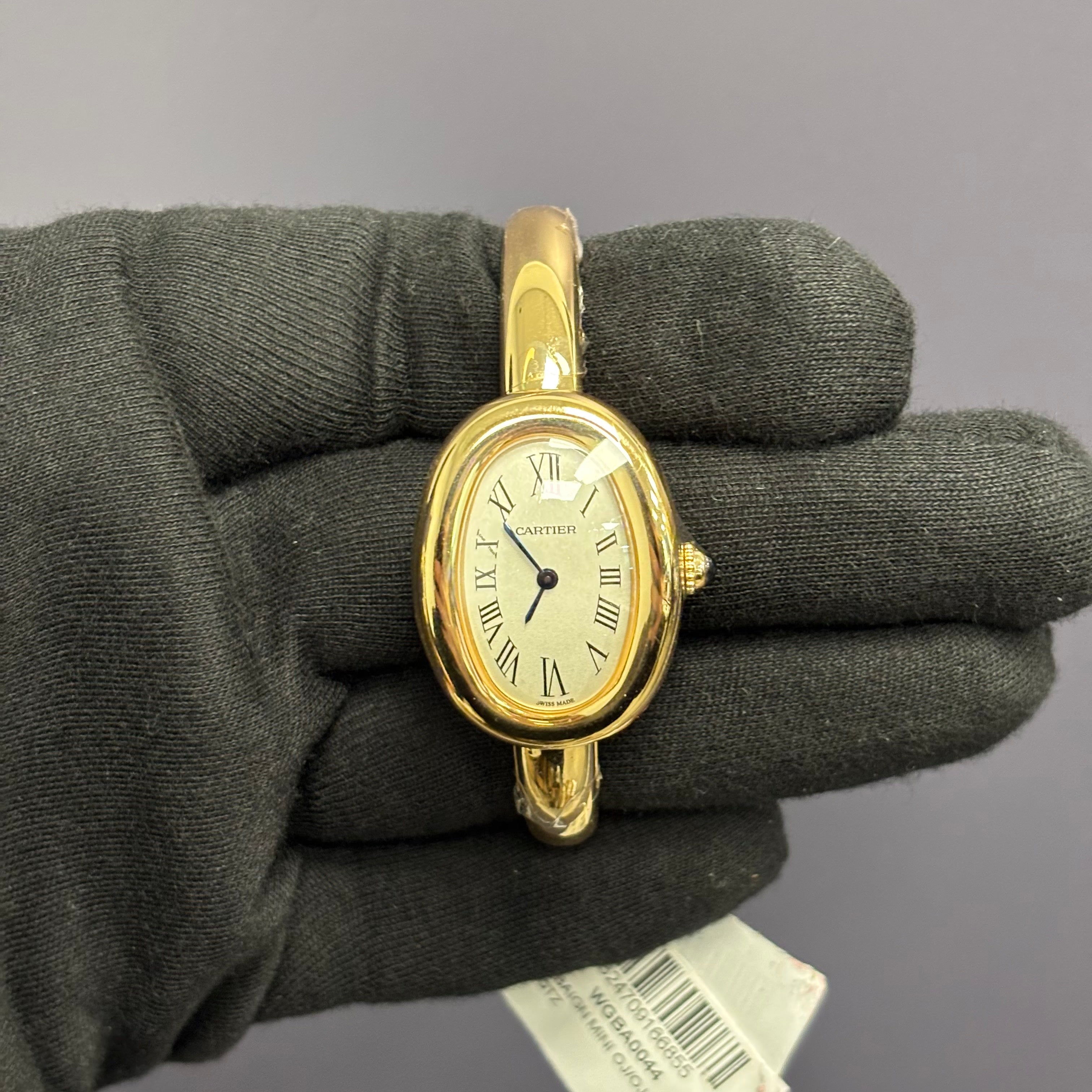 Cartier Baignoire 15mm Ivory Dial Watch Ref# WGBA0024 - Happy Jewelers Fine Jewelry Lifetime Warranty